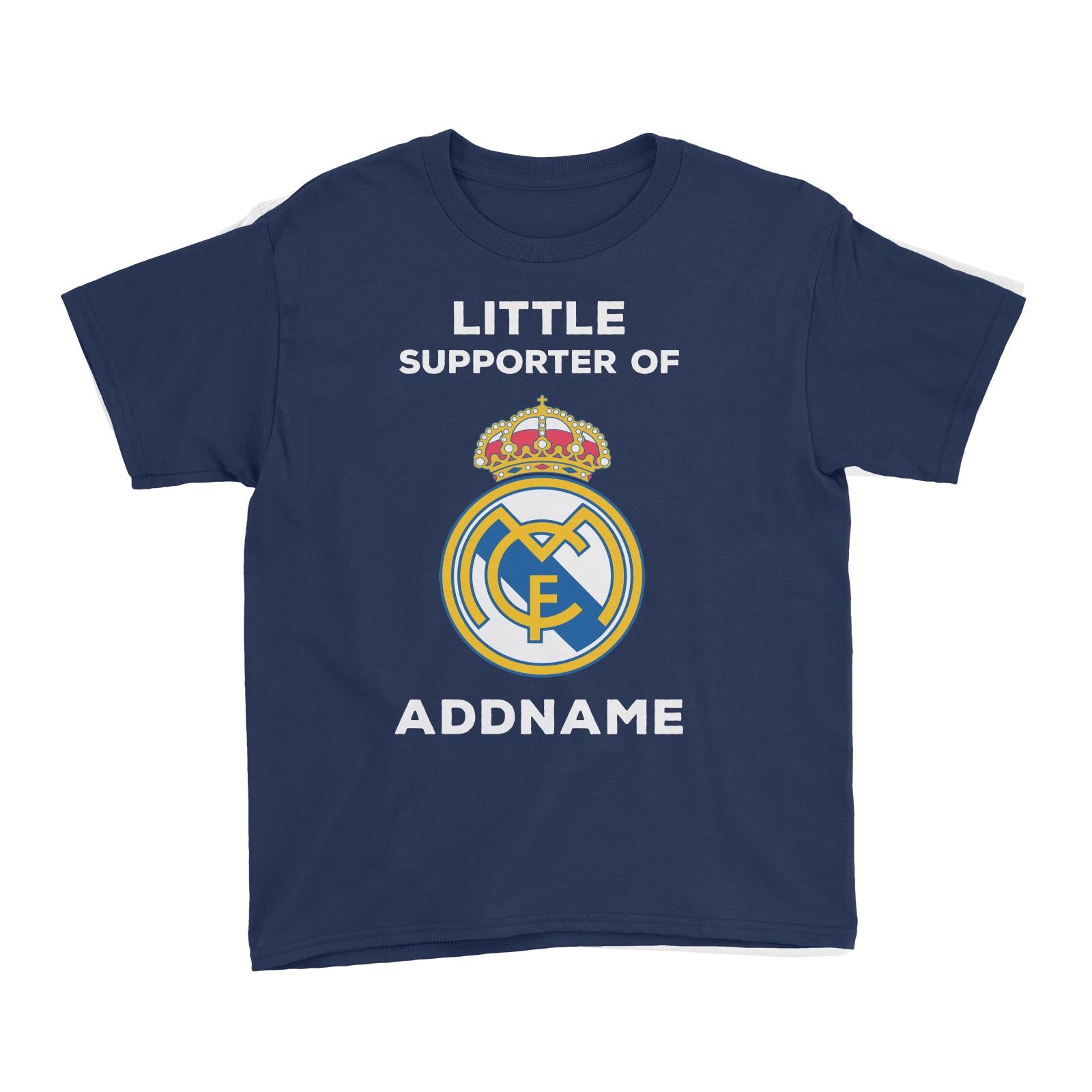 Real Madrid FC Little Supporter Personalizable with Name Kid's T-Shirt