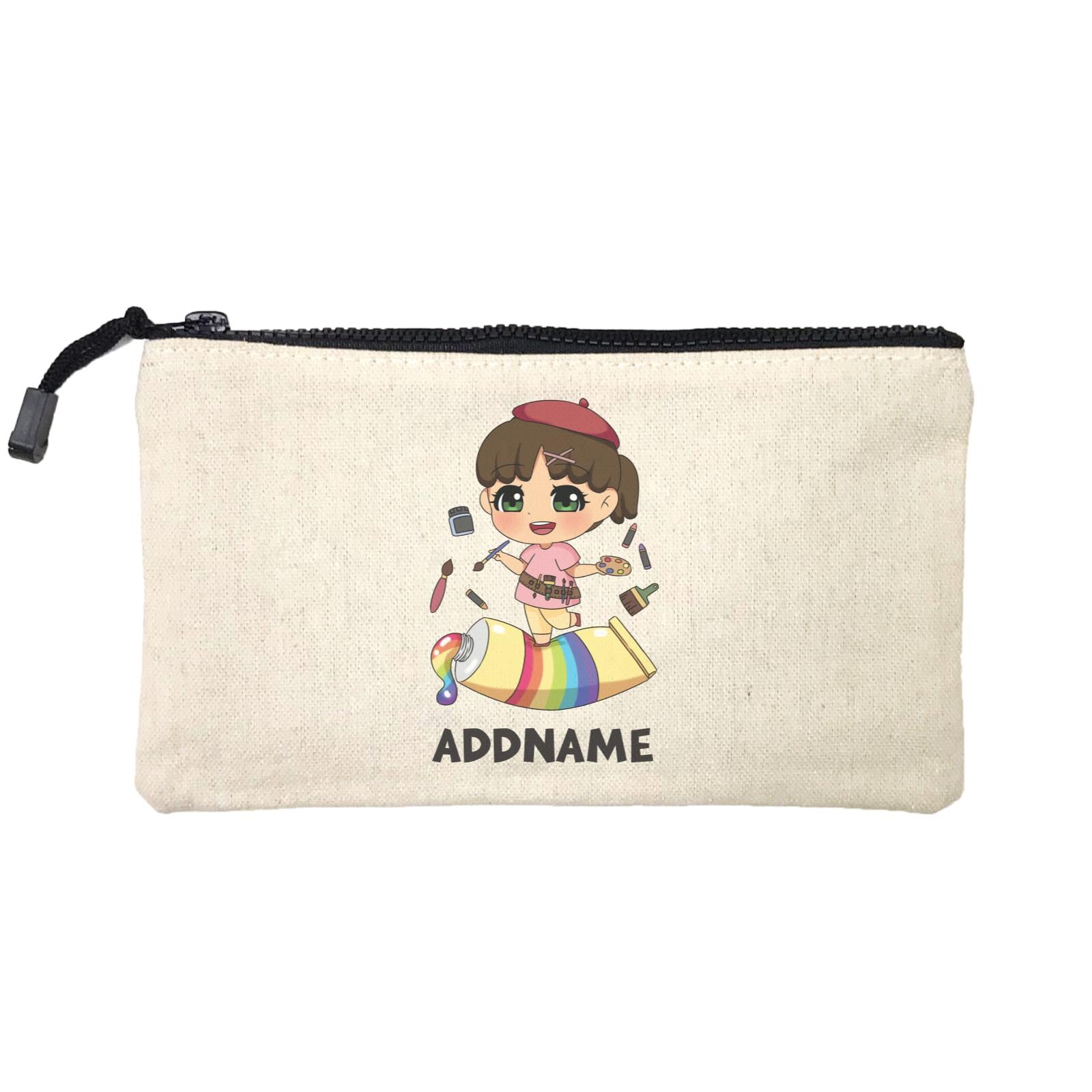 Children's Day Gift Series Artist Little Girl Addname SP Stationery Pouch