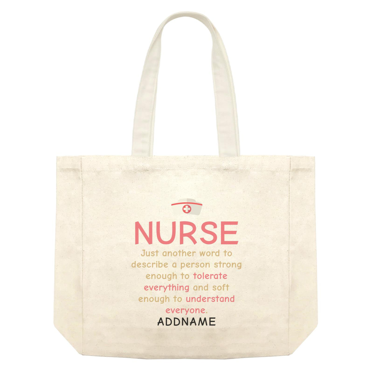 Nurse Quotes Just Another Word To Describe A Person Strong Addname Shopping Bag