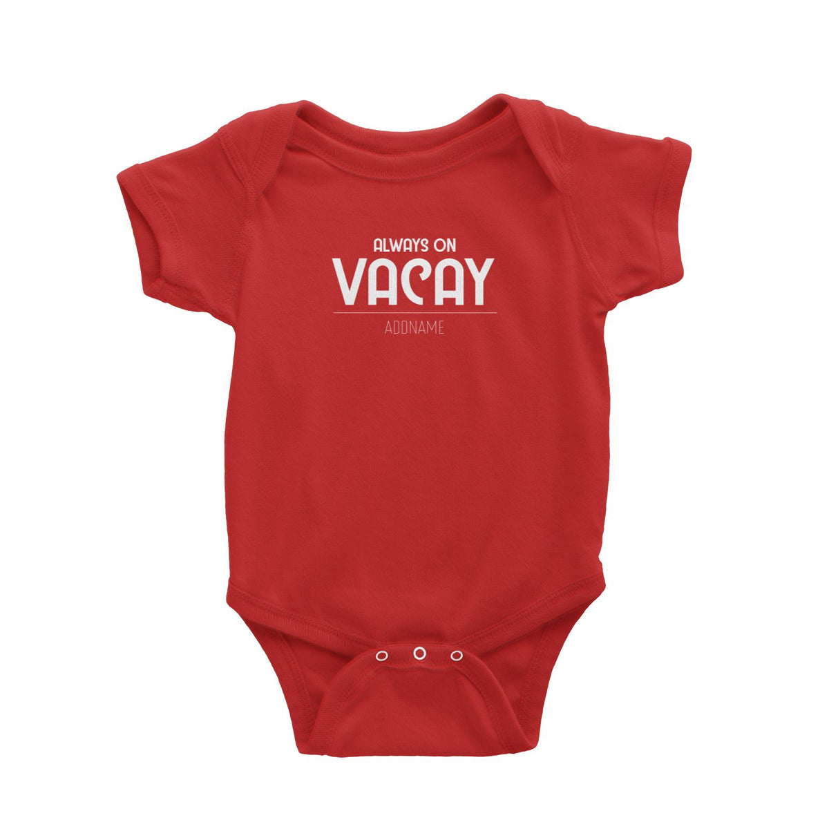 Always On Vacay Baby Romper