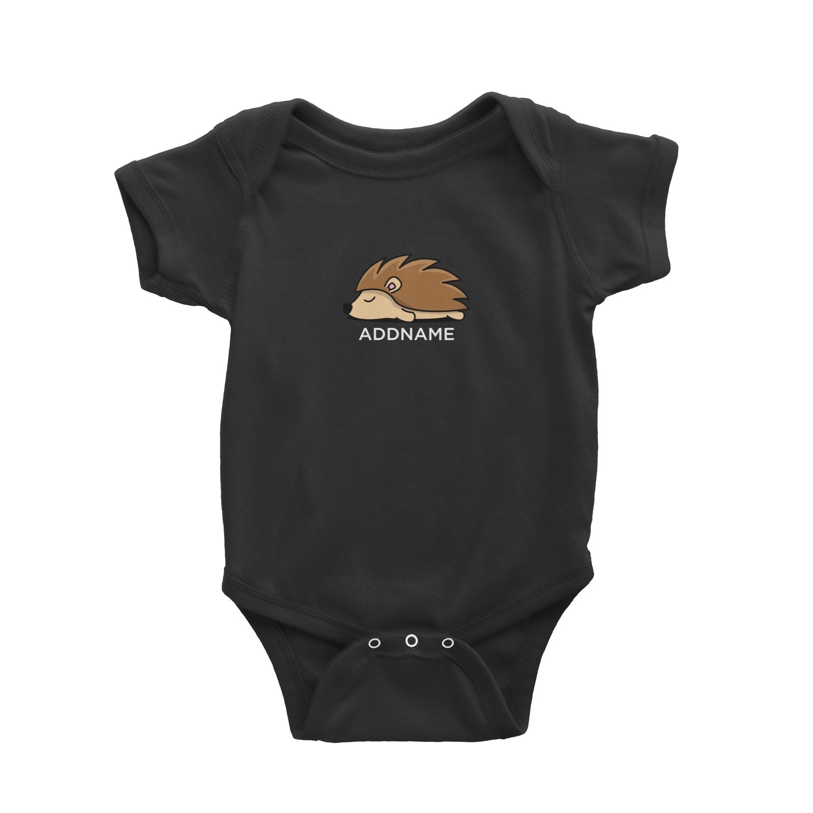 Lazy Porcuppine Addname Baby Romper