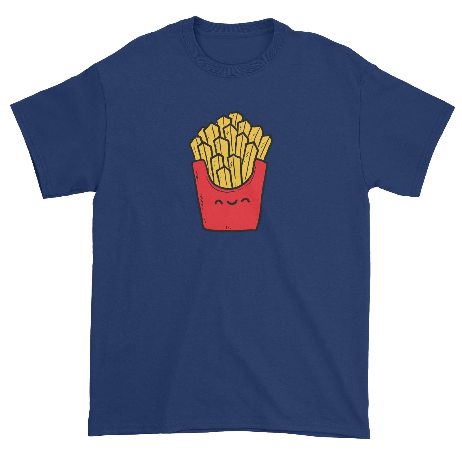Fast Food Fries Unisex T-Shirt  Matching Family Comic Cartoon