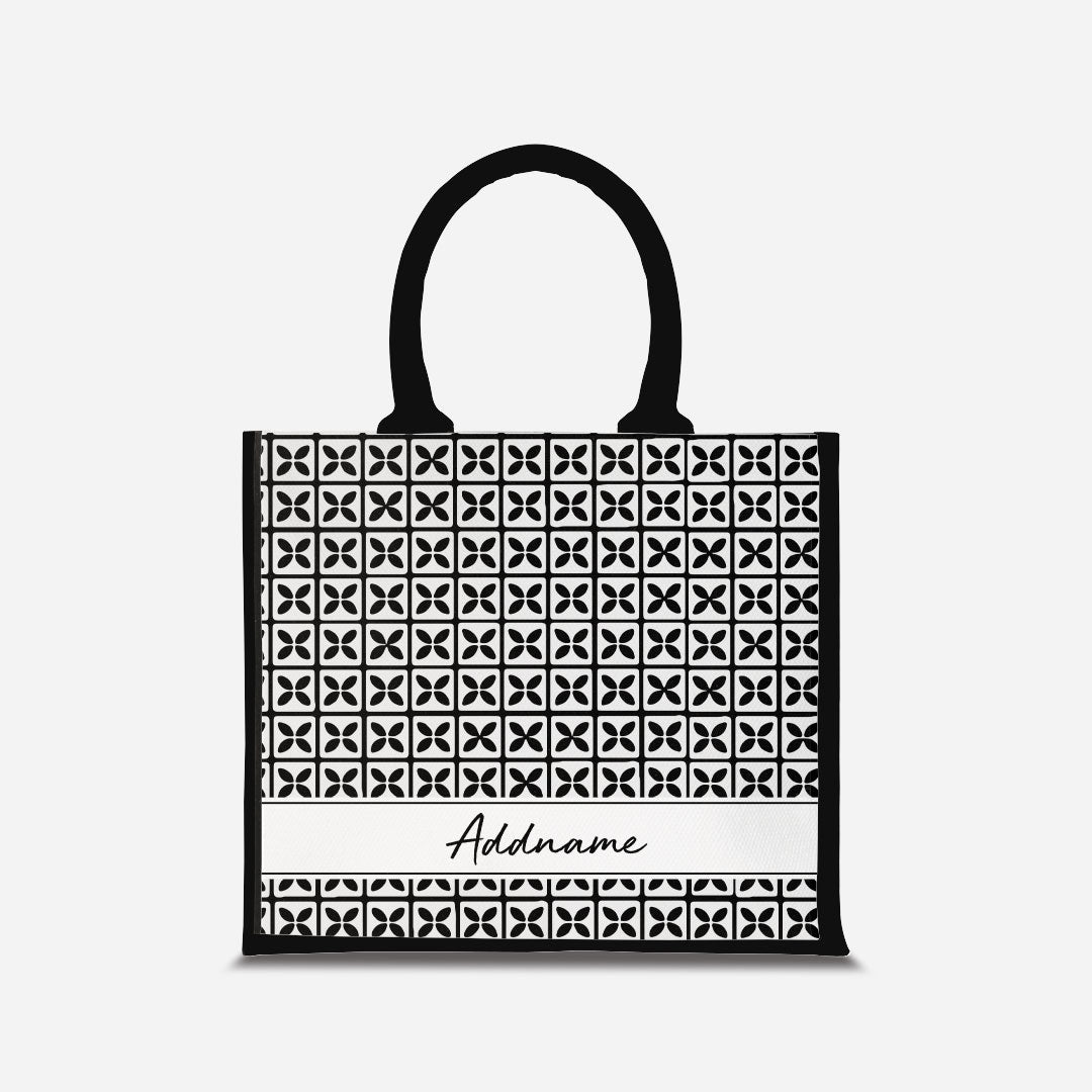 Kedah Rumaysa Jute Bag - Black