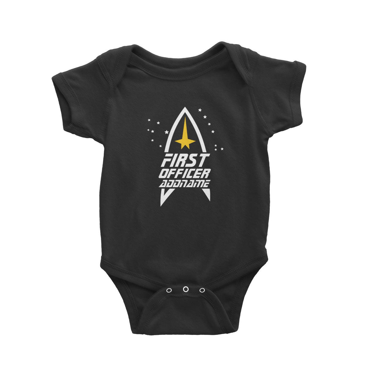 Star Trek First Officer Baby Romper