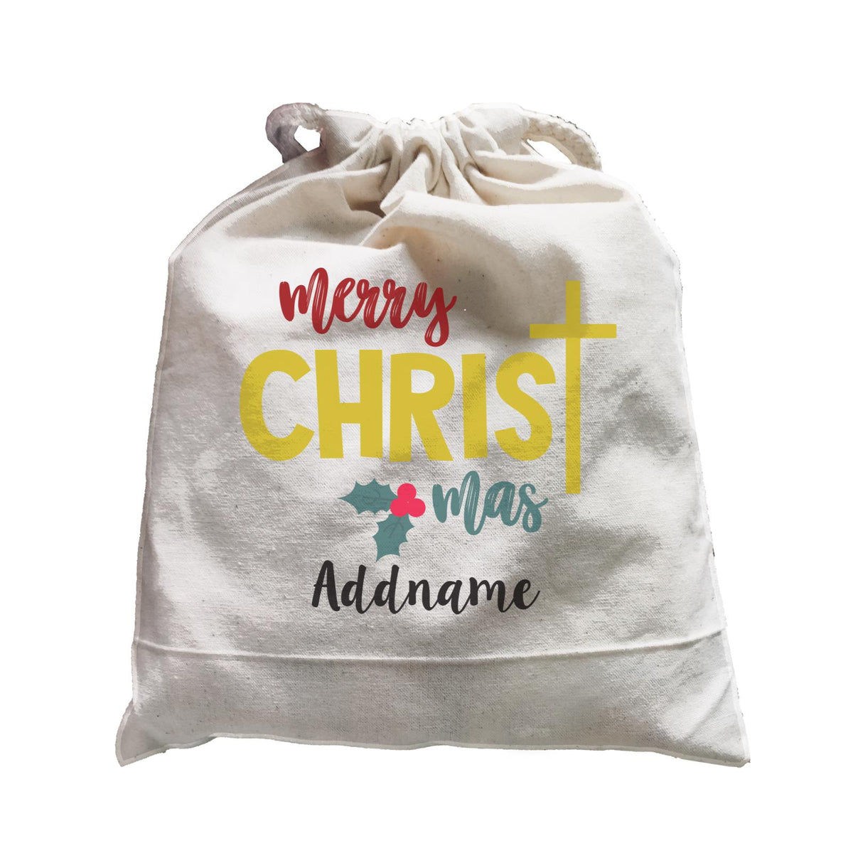 Xmas Merry Christmas with Cross Satchel