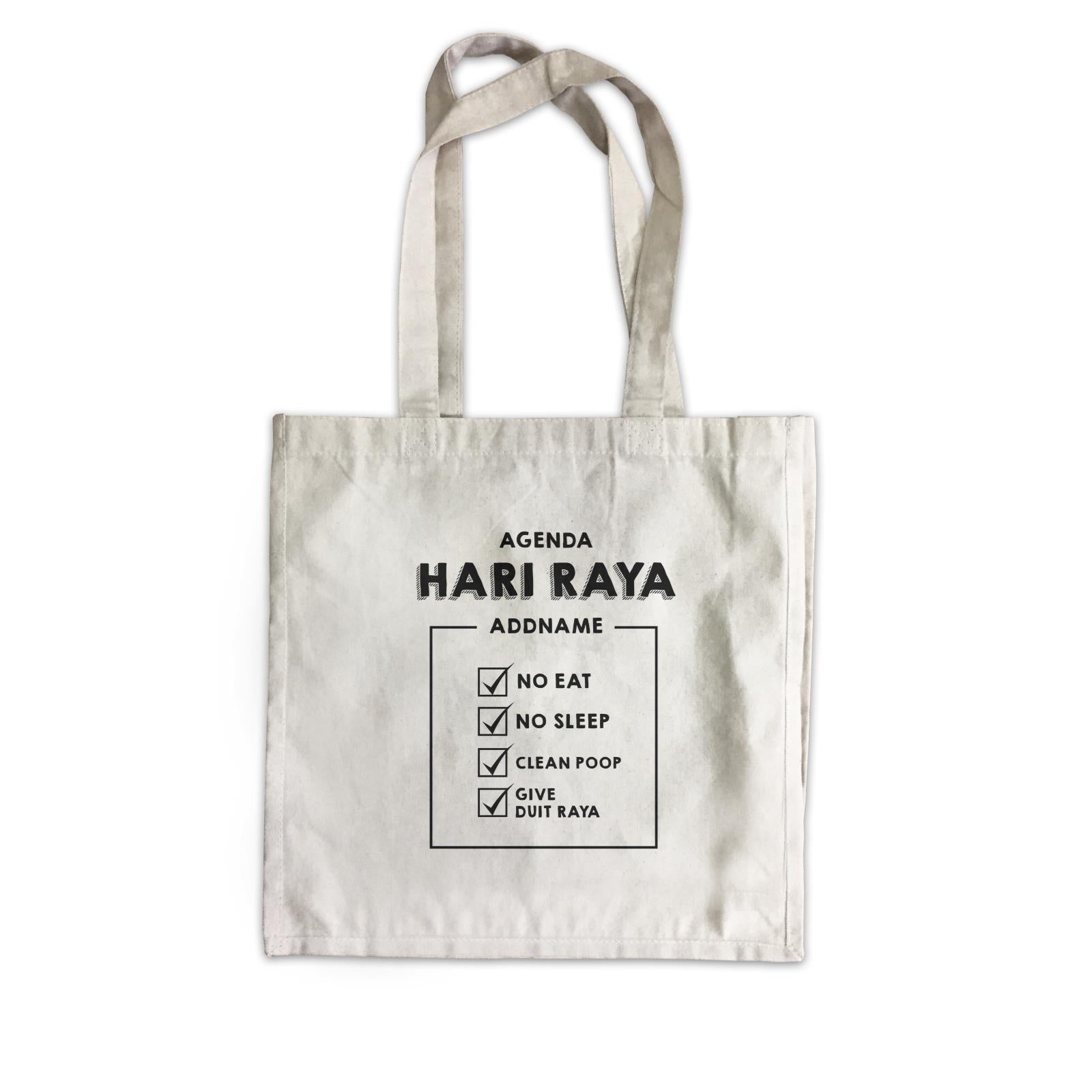 Mom N Dads Agenda Hari Raya Canvas Bag  Personalizable Designs Raya Agenda