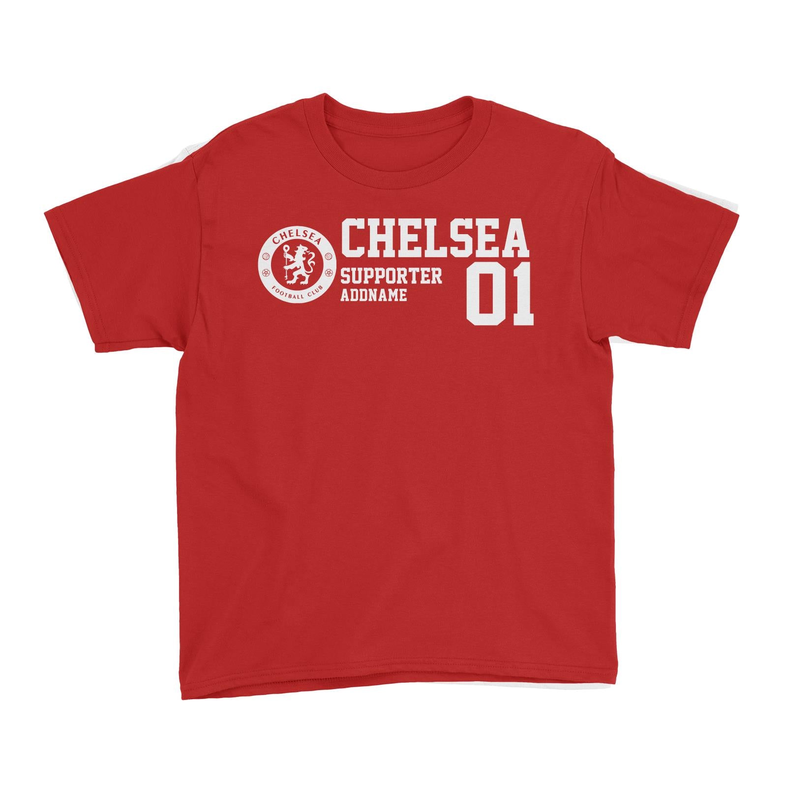 Chelsea Football Keep Supporter Addname Kid's T-Shirt
