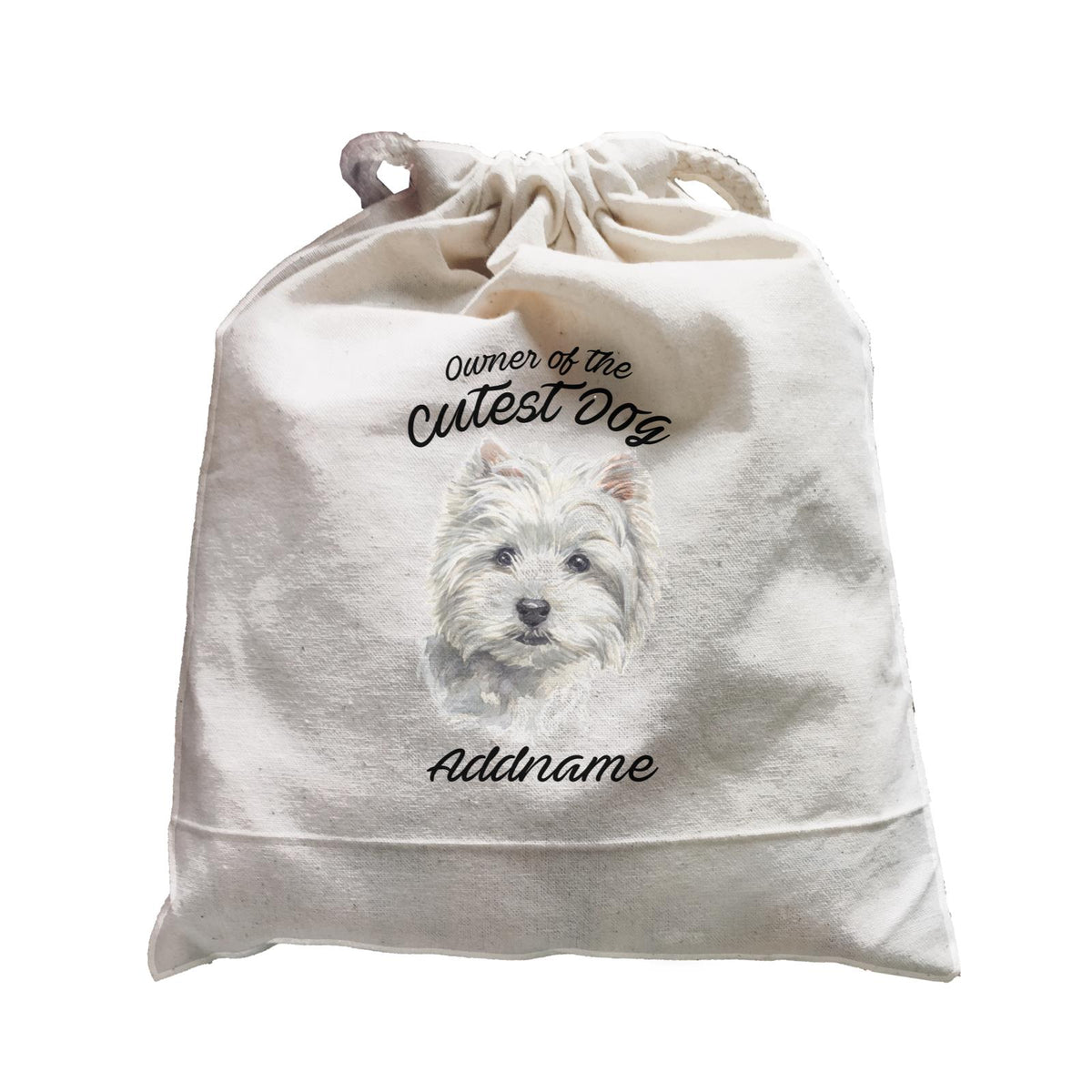 Watercolor Dog Owner Of The Cutest Dog West Highland White Terrier Addname Satchel