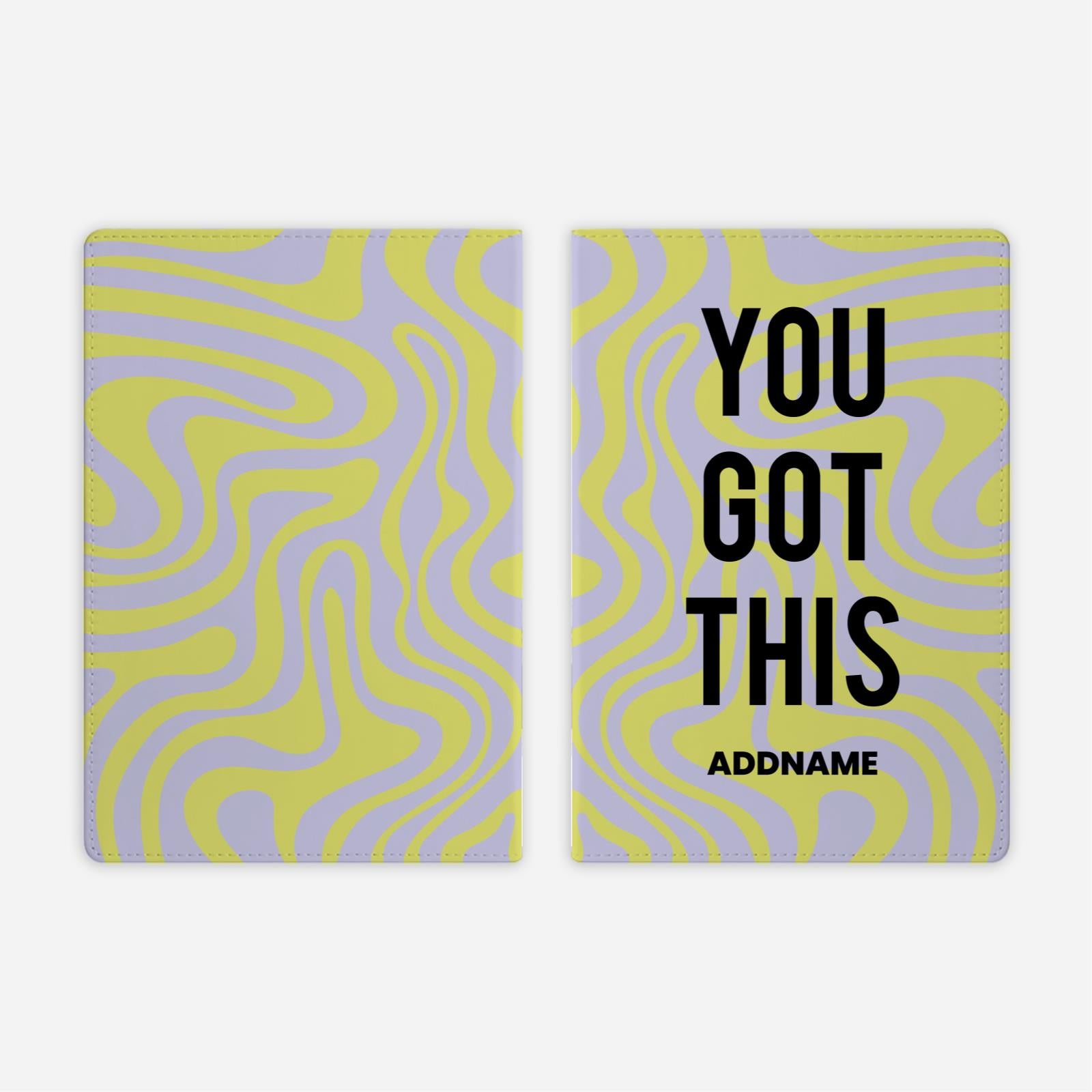 Be Confident Series Full Print Cover Notebook - You Got This