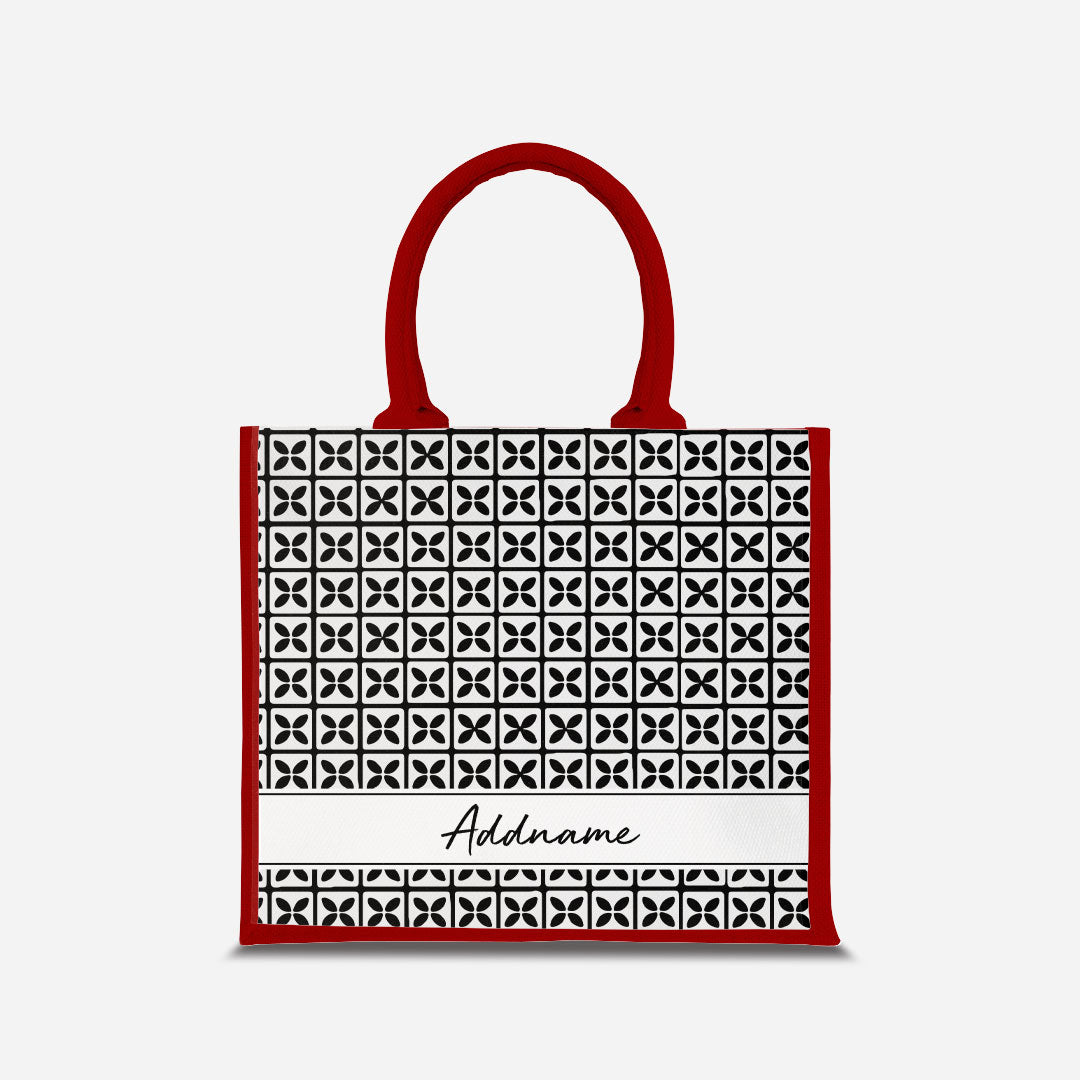 Kedah Rumaysa Jute Bag - Black