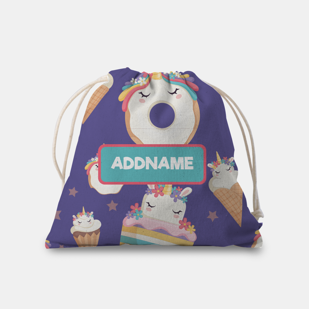 Kids Essentials - Unicorn with Donut Kids Waterproof pouch