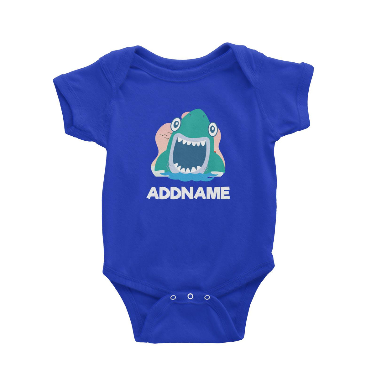 Cute Shark  Baby Romper