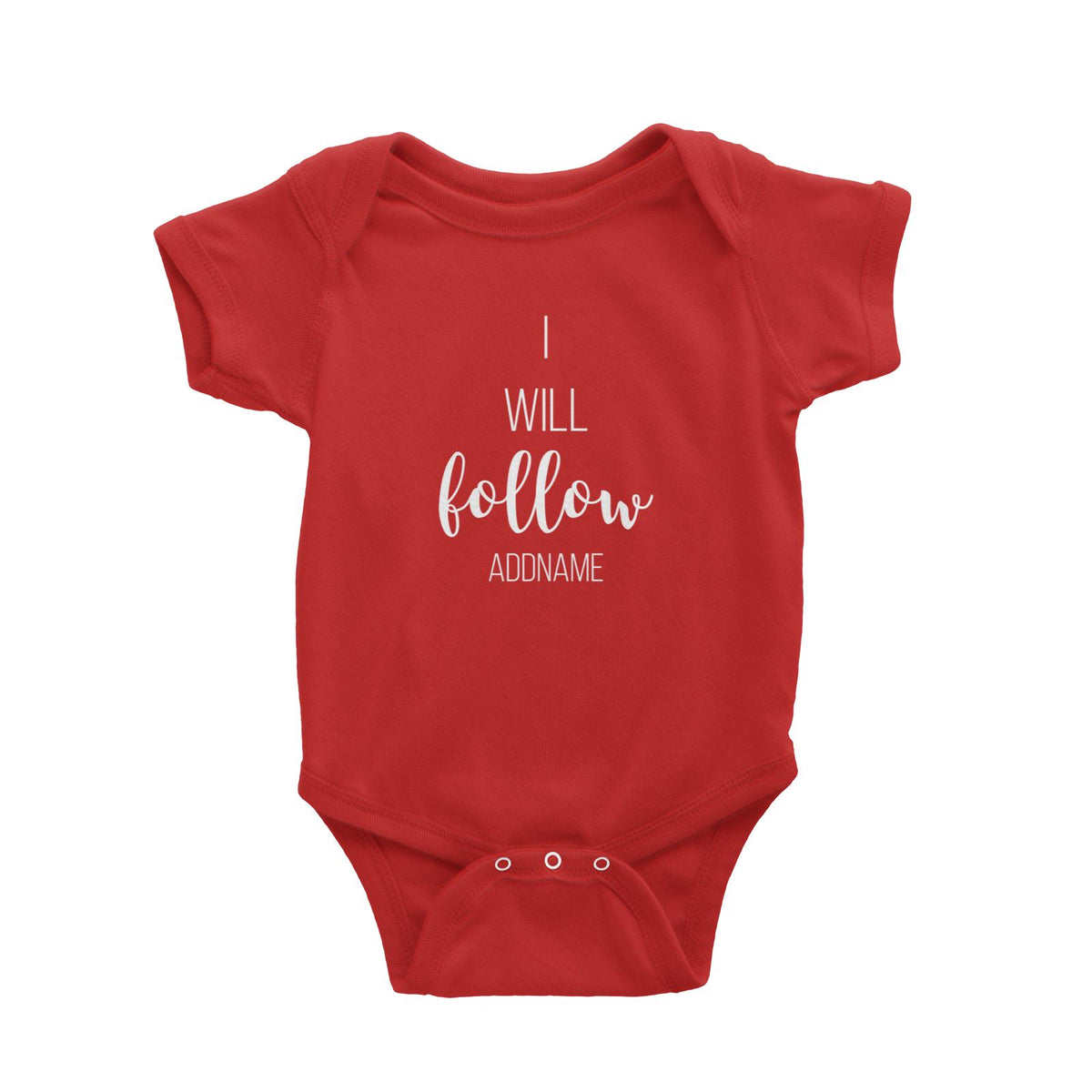 I Will Follow Baby Romper