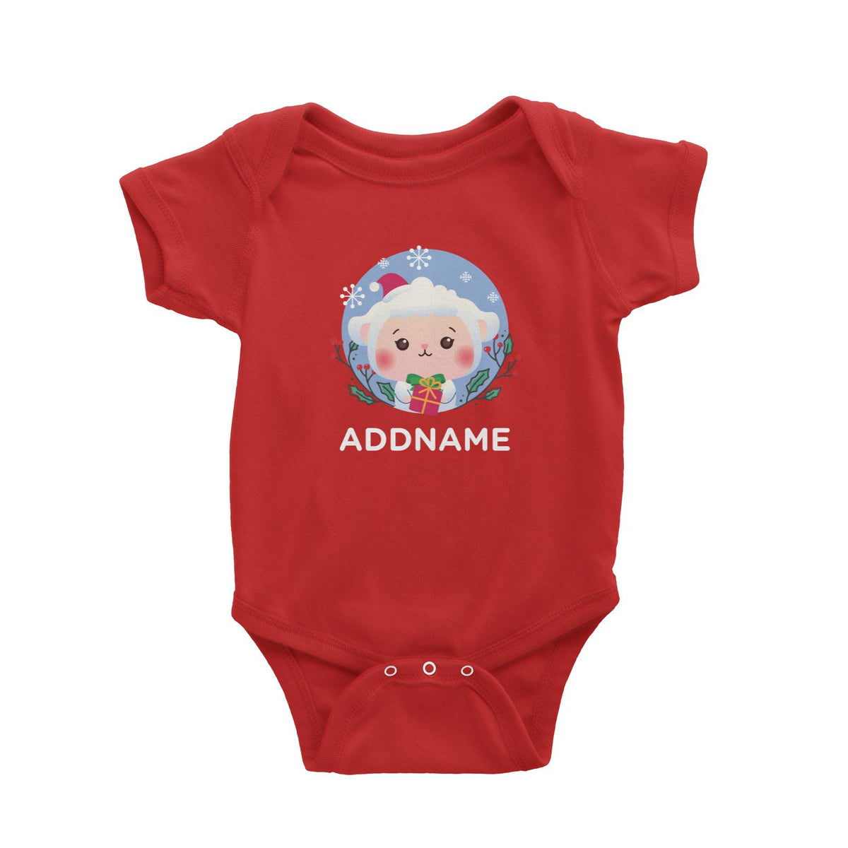 Christmas Cute Animal Series Cute Sheep Baby Romper
