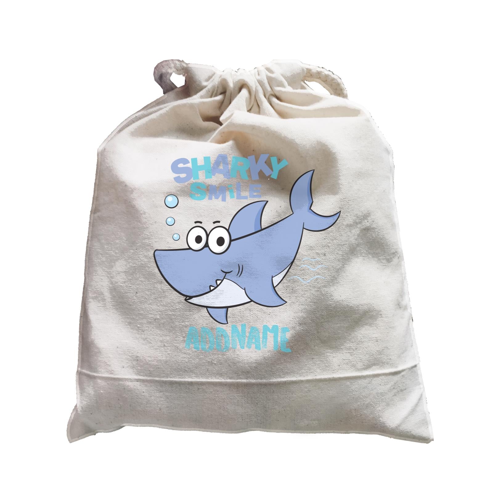 Cool Cute Sea Animals Sharky Smile Addname Satchel