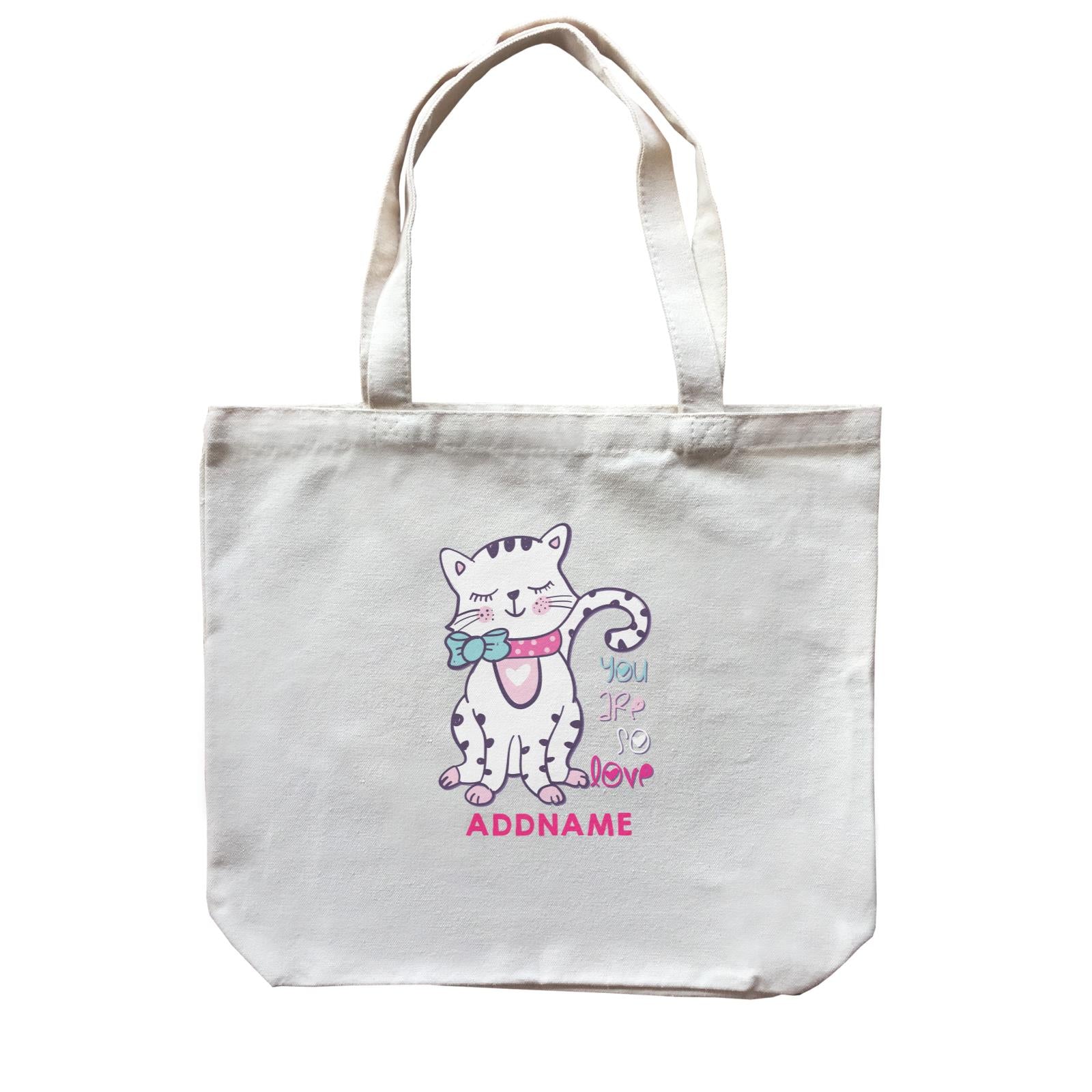 Cool Vibrant Series You Are So Love Addname Canvas Bag