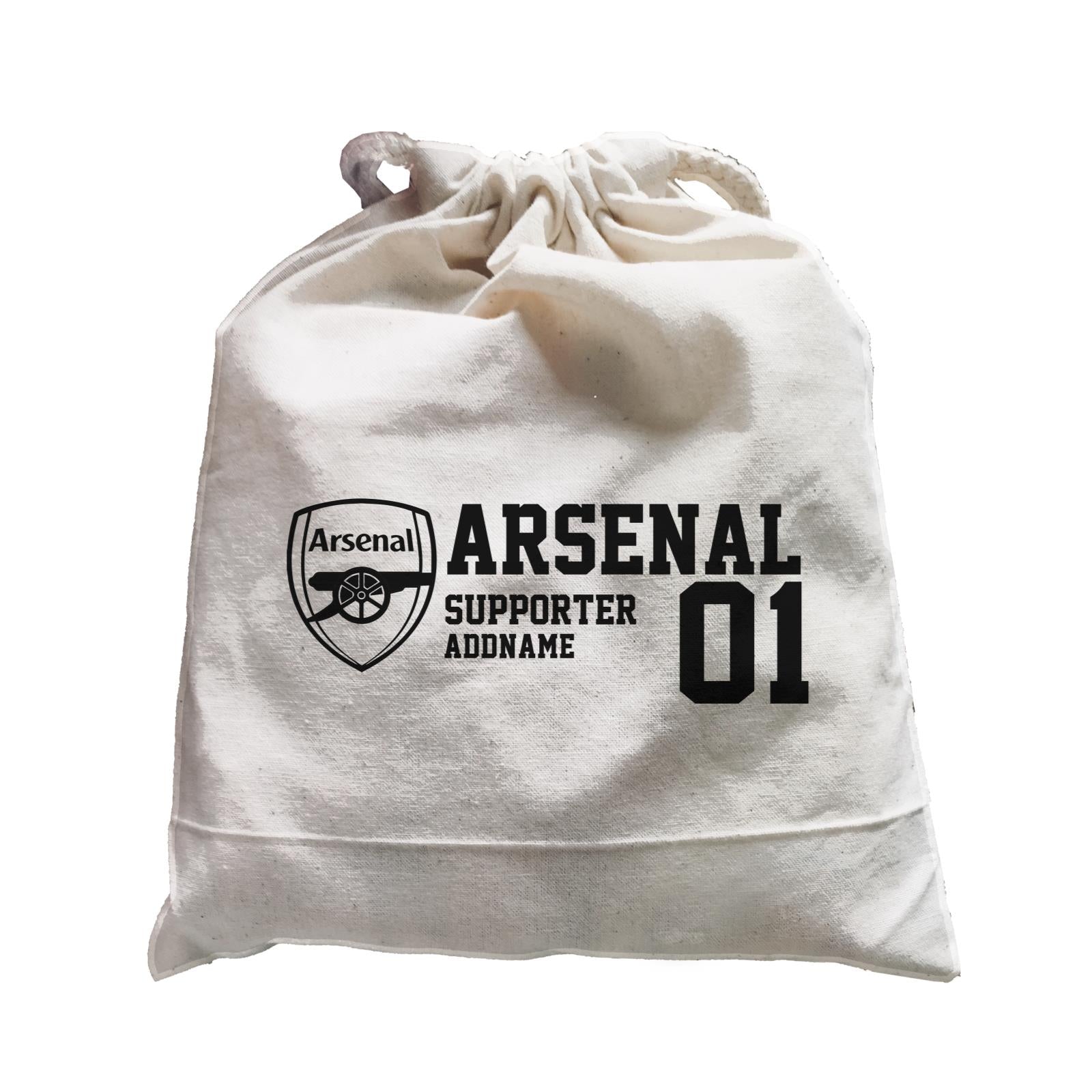 Arsenal Football Logo Supporter Accessories Addname Satchel