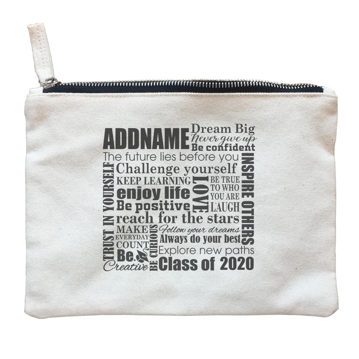 Graduation Series Inspiration Quotes Zipper Pouch