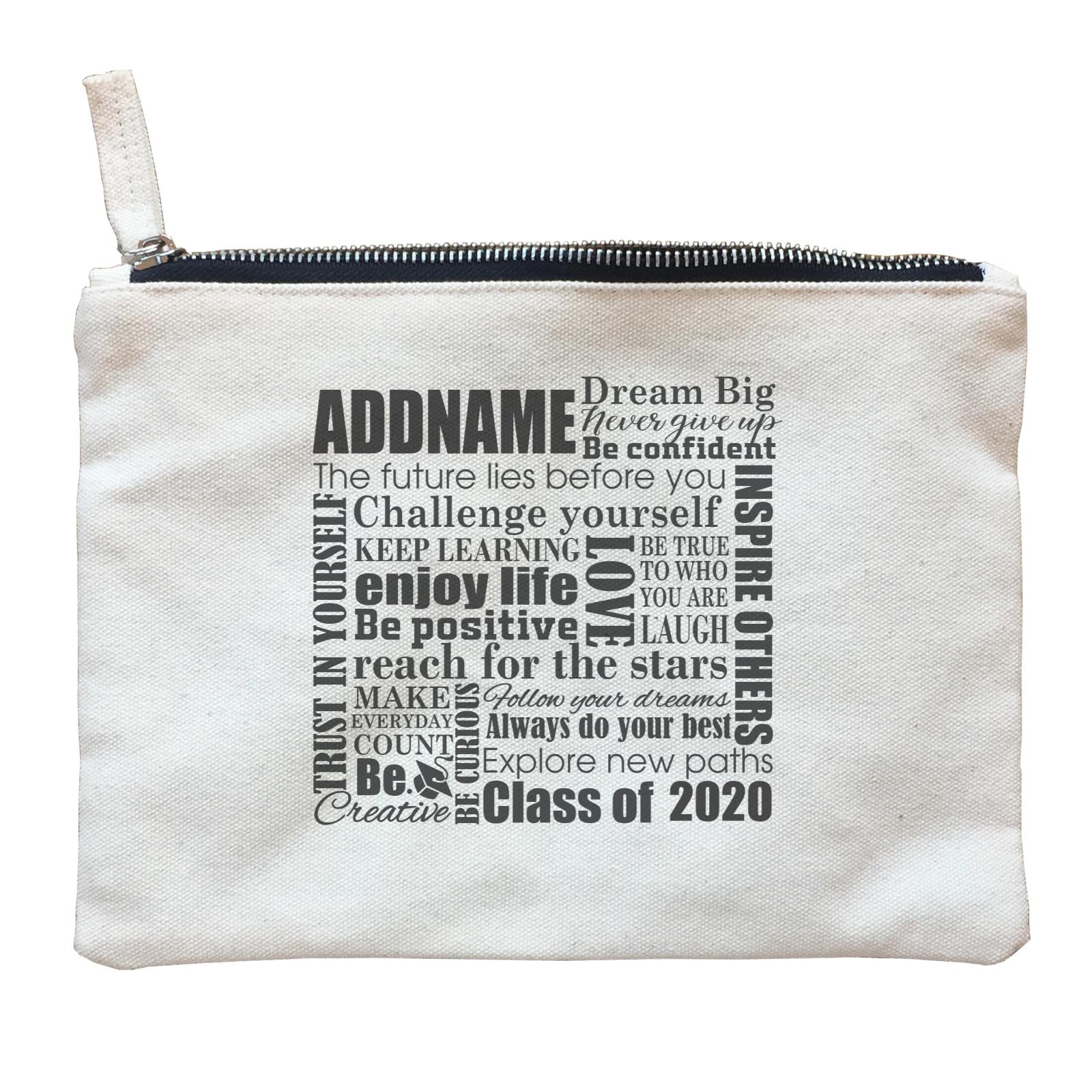 Graduation Series Inspiration Quotes Zipper Pouch