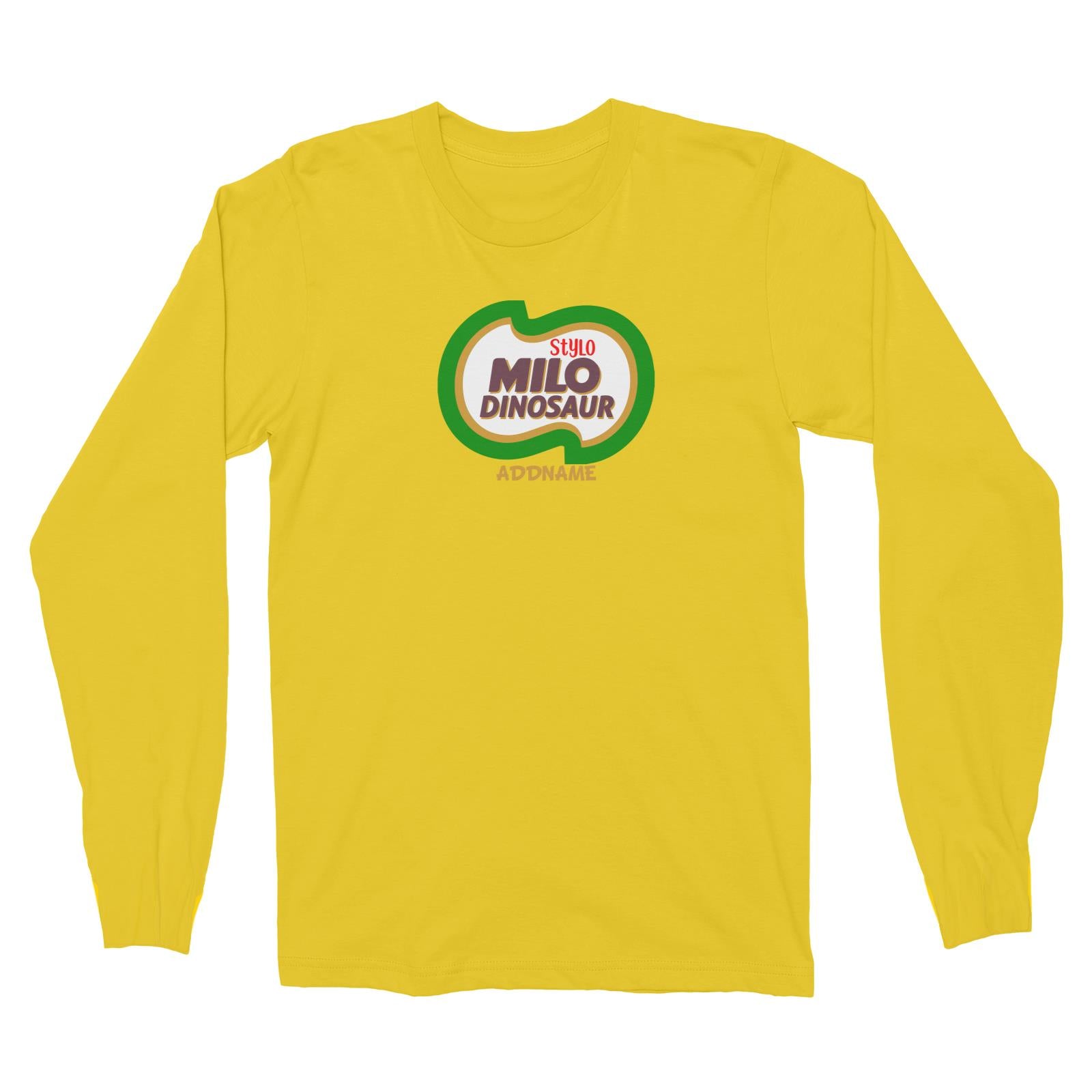 Stylo Milo Dinosaur Long Sleeve Unisex T-Shirt