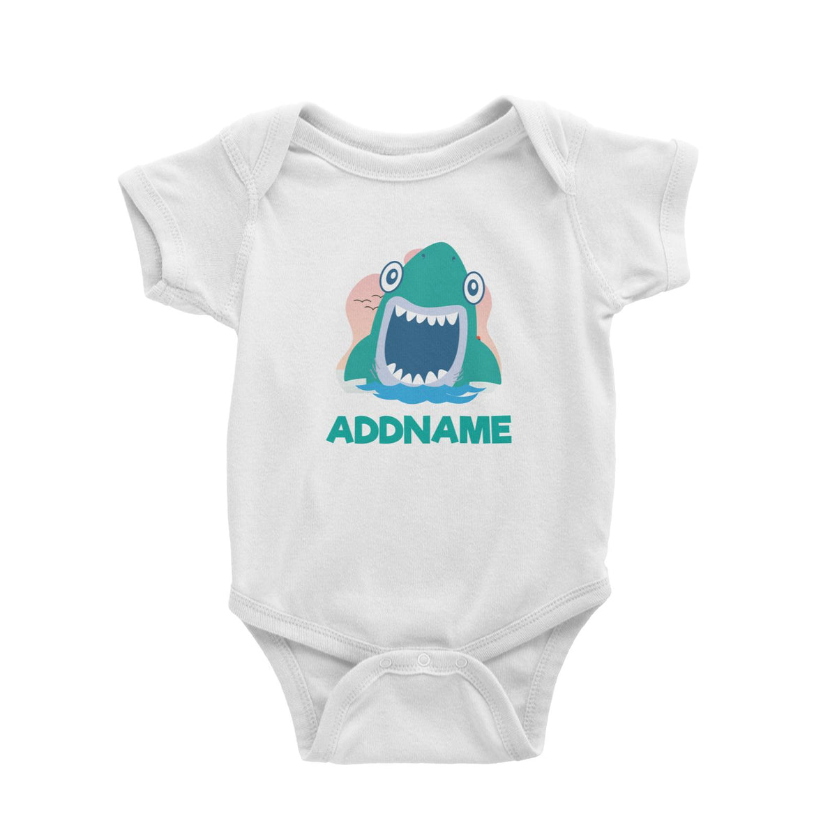 Cute Shark  Baby Romper