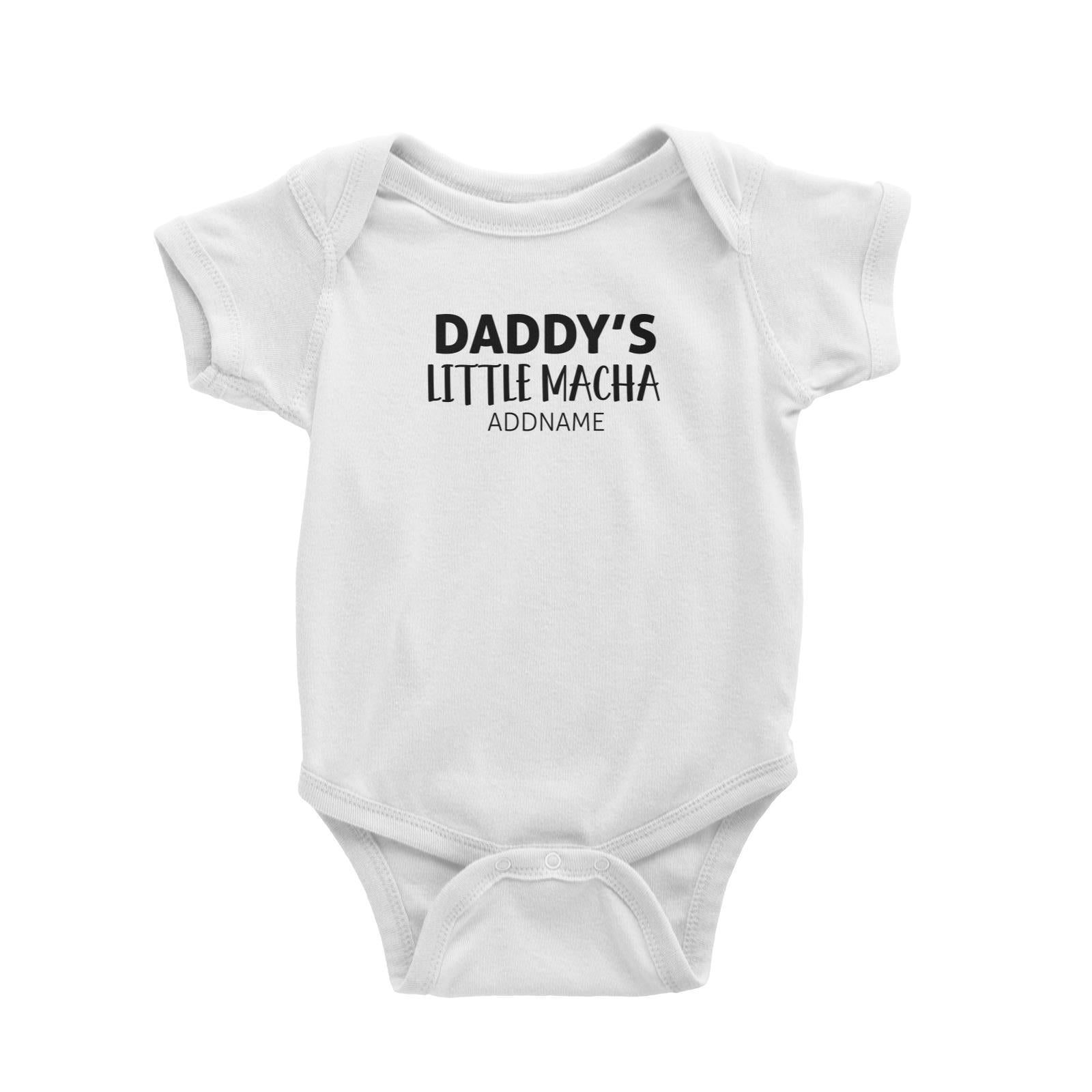 Daddys Little Macha Baby Romper