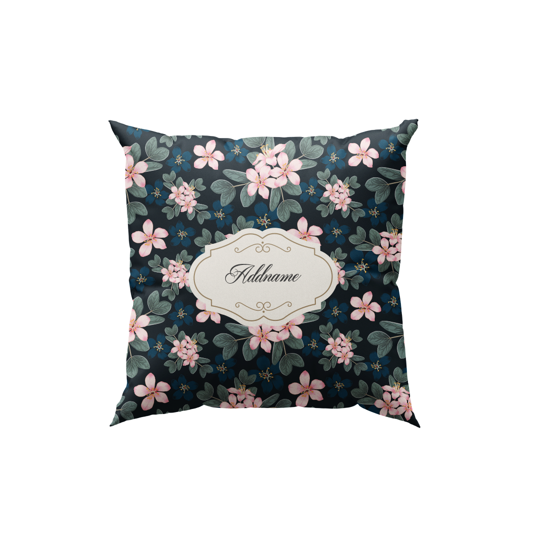 Halcyon Botanic Full Print Cushion Cover with Inner Cushion