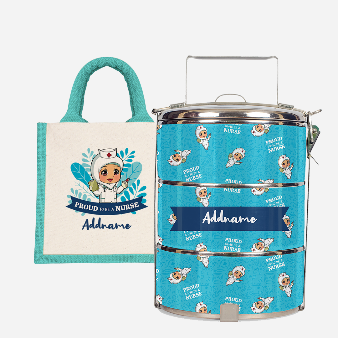 Nurse Series - Half Lining Lunch Bag and Tiffin Carrier