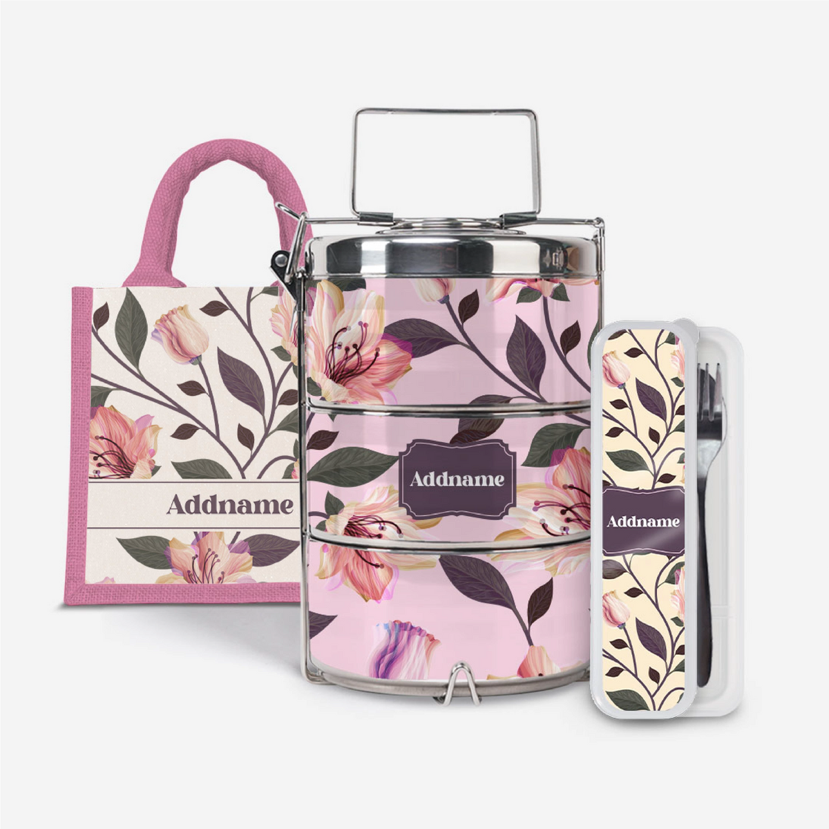 Classic Kesuma Series - Set Kasih Romantic Pink