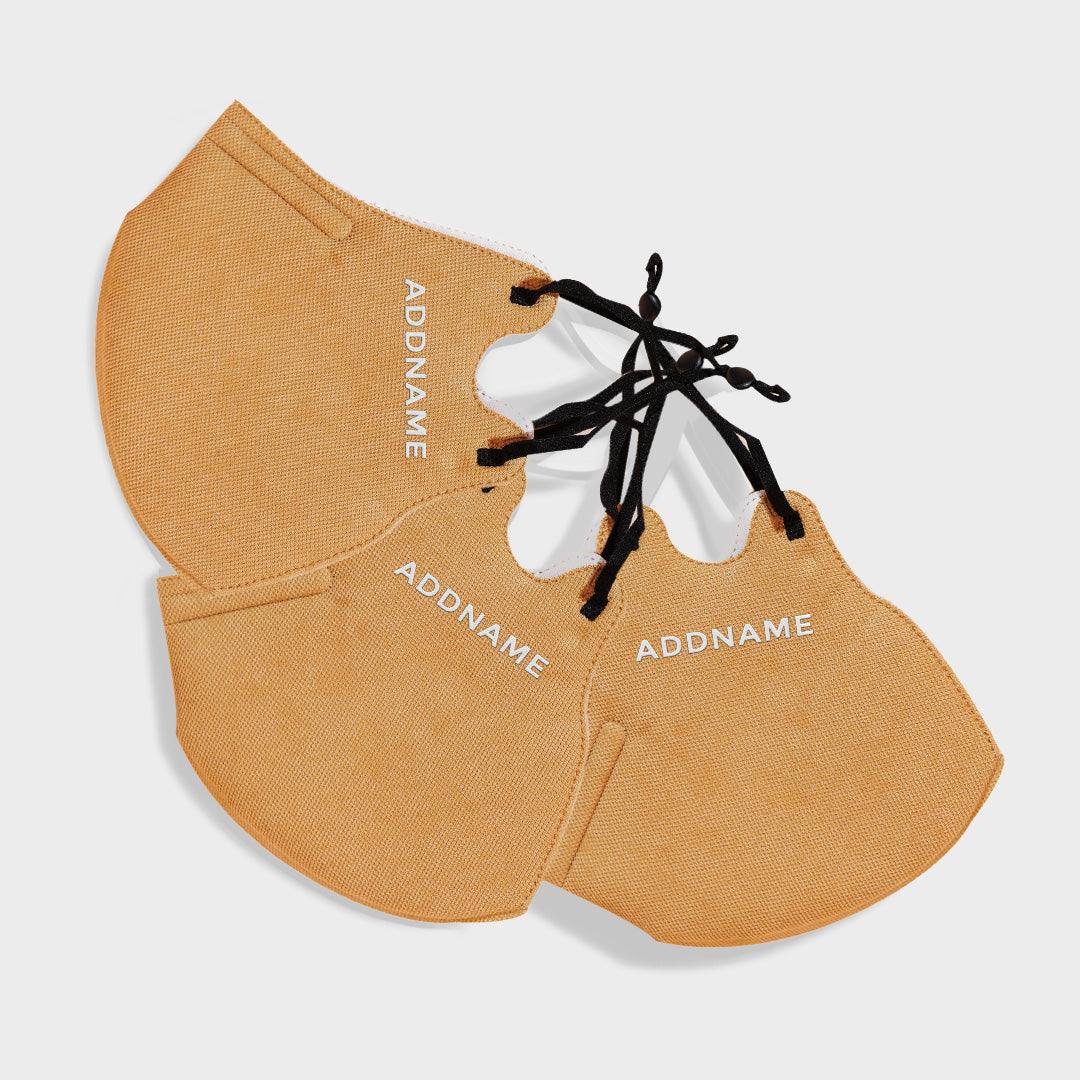 Adult Ergo Face Mask - Mustard Yellow (3pcs)