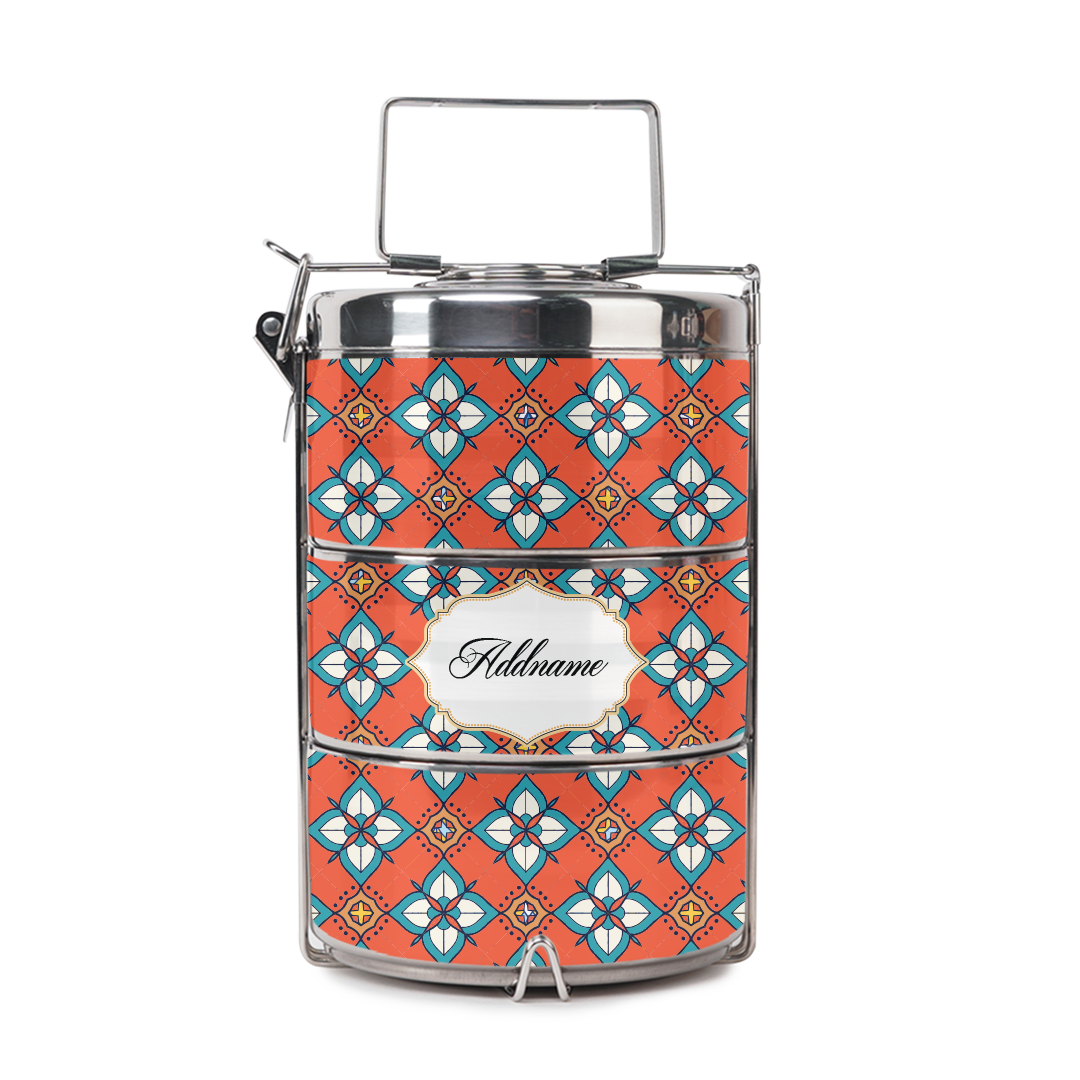 Chromatic  Russet Red Tiffin Carrier