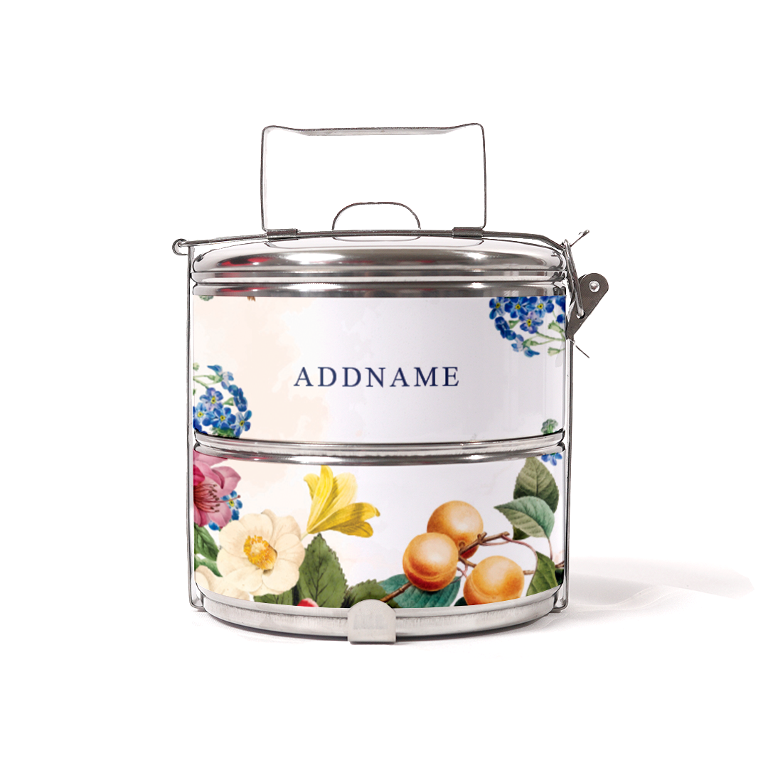 Countless Blessings Series - Half Lining Lunch Bag and Two Tier Tiffin Carrier