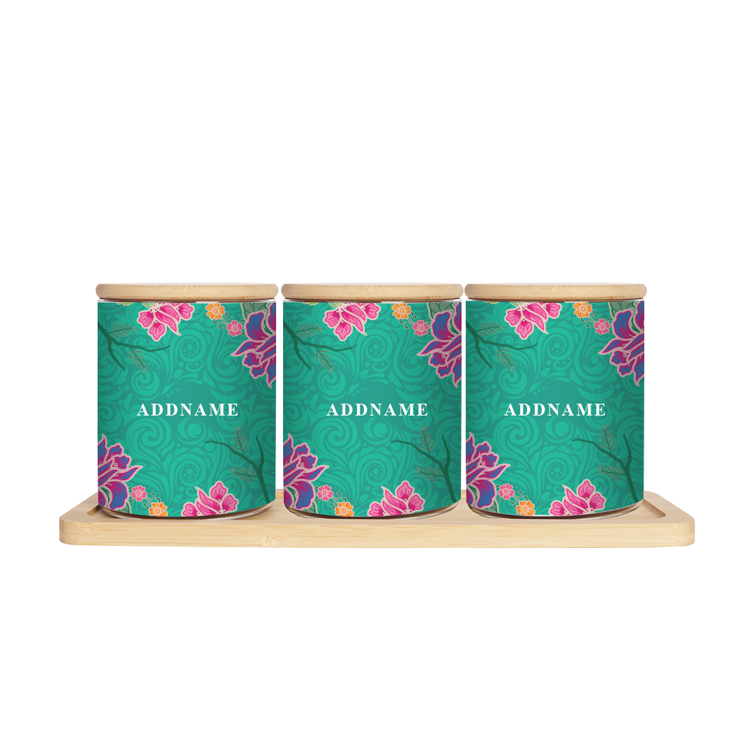 Modern Mahsuri Series -  Legend Green Balang Raya Set (3 in 1)