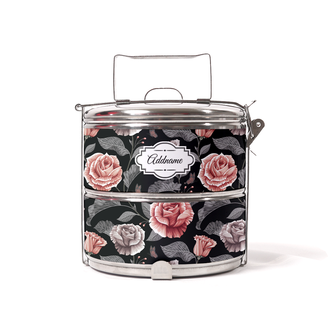 Rose Two Tier Tiffin Carrier