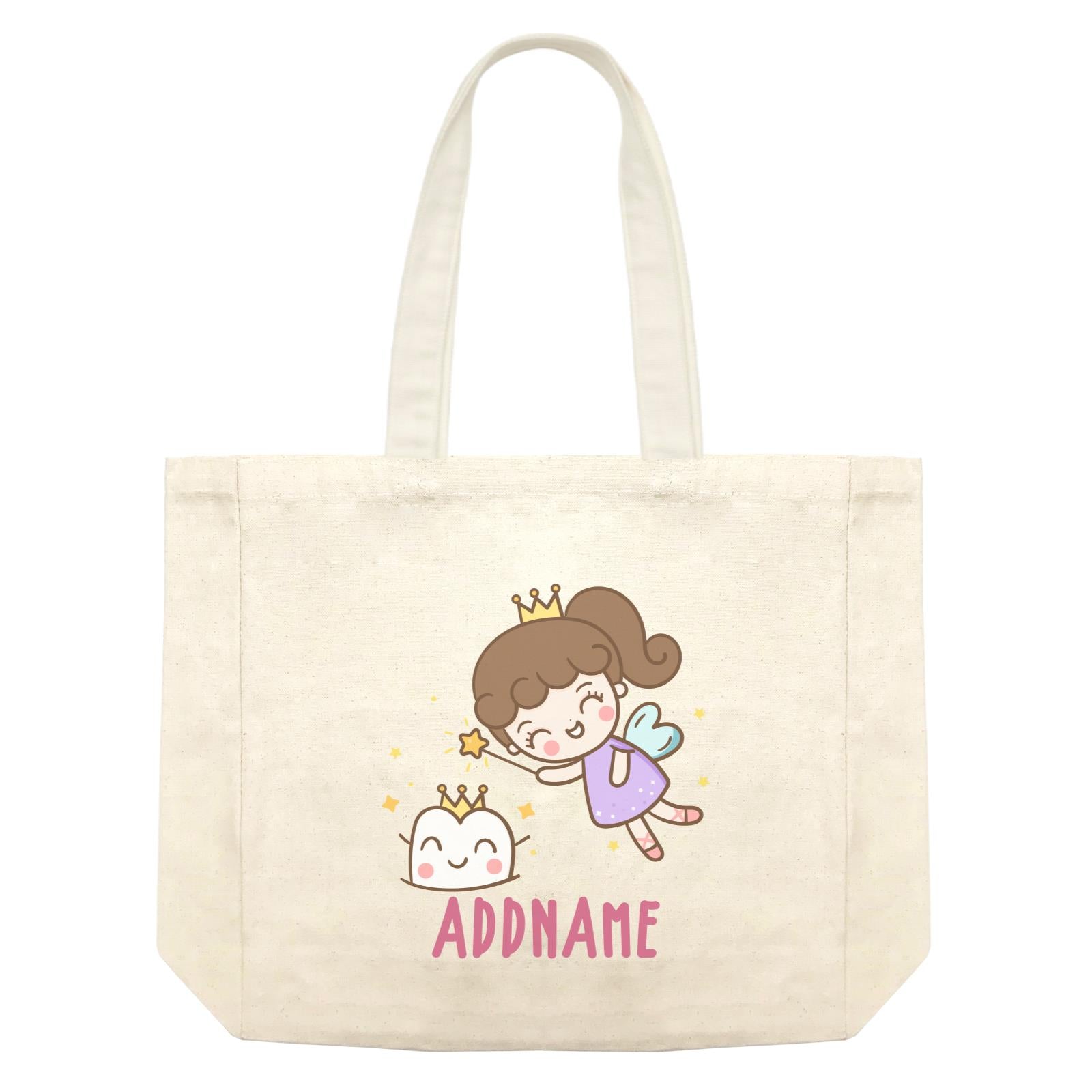 Unicorn And Princess Series Cute Tooth Fairy Addname Shopping Bag