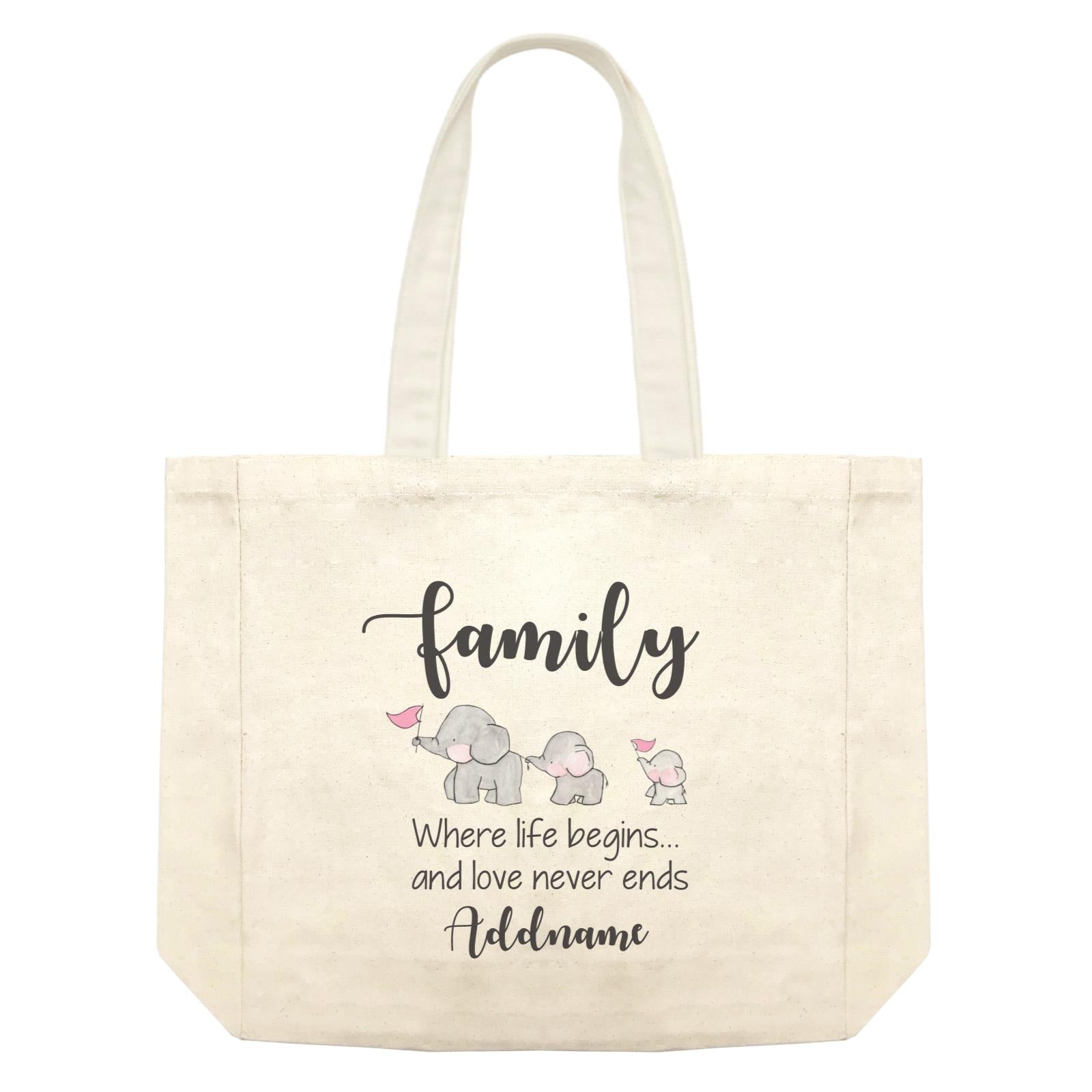 Family Is Everythings Quotes Family Where Life Begins And Love Never Ends Addname Shopping Bag