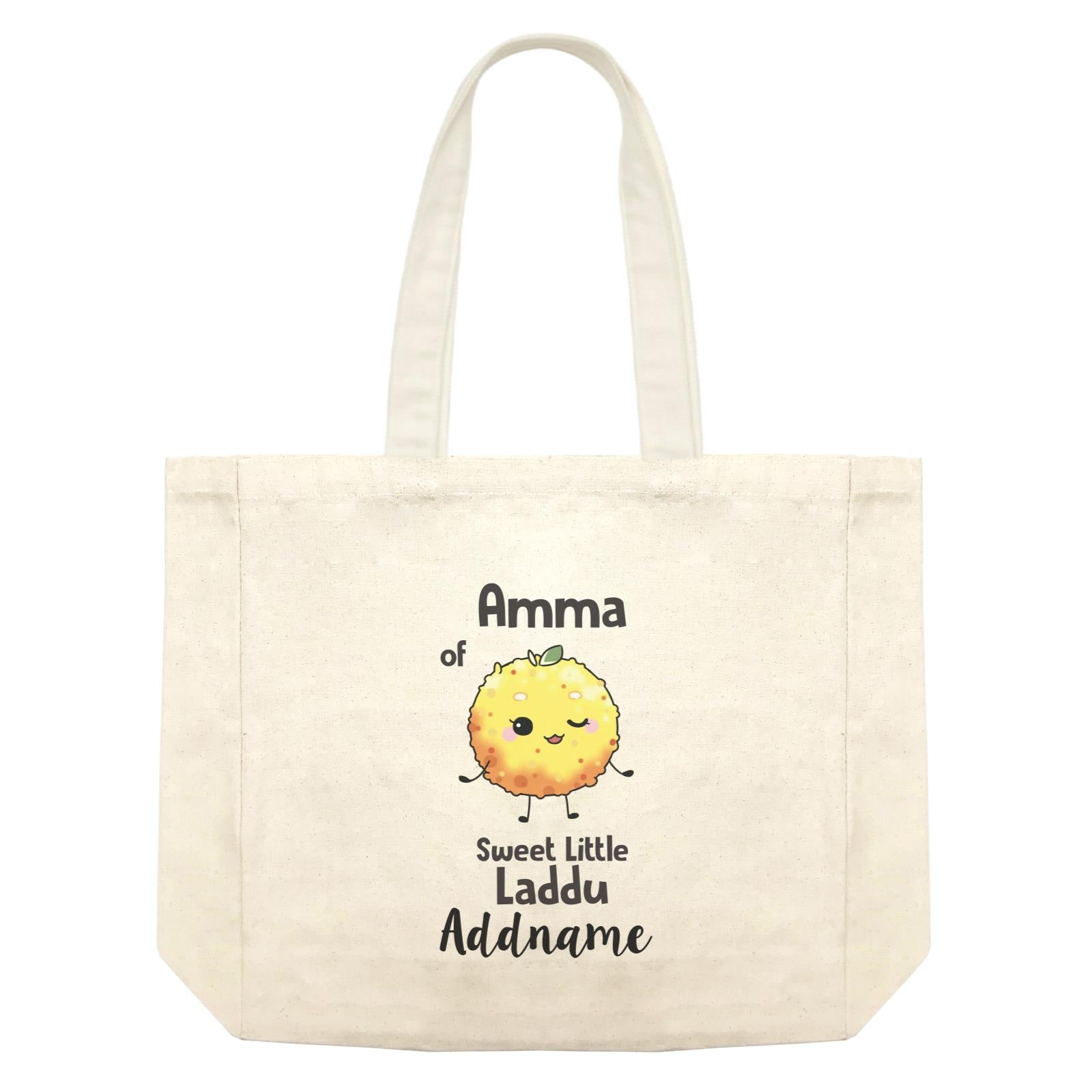 Deepavali Cute Amma Laddu Addname Shopping Bag