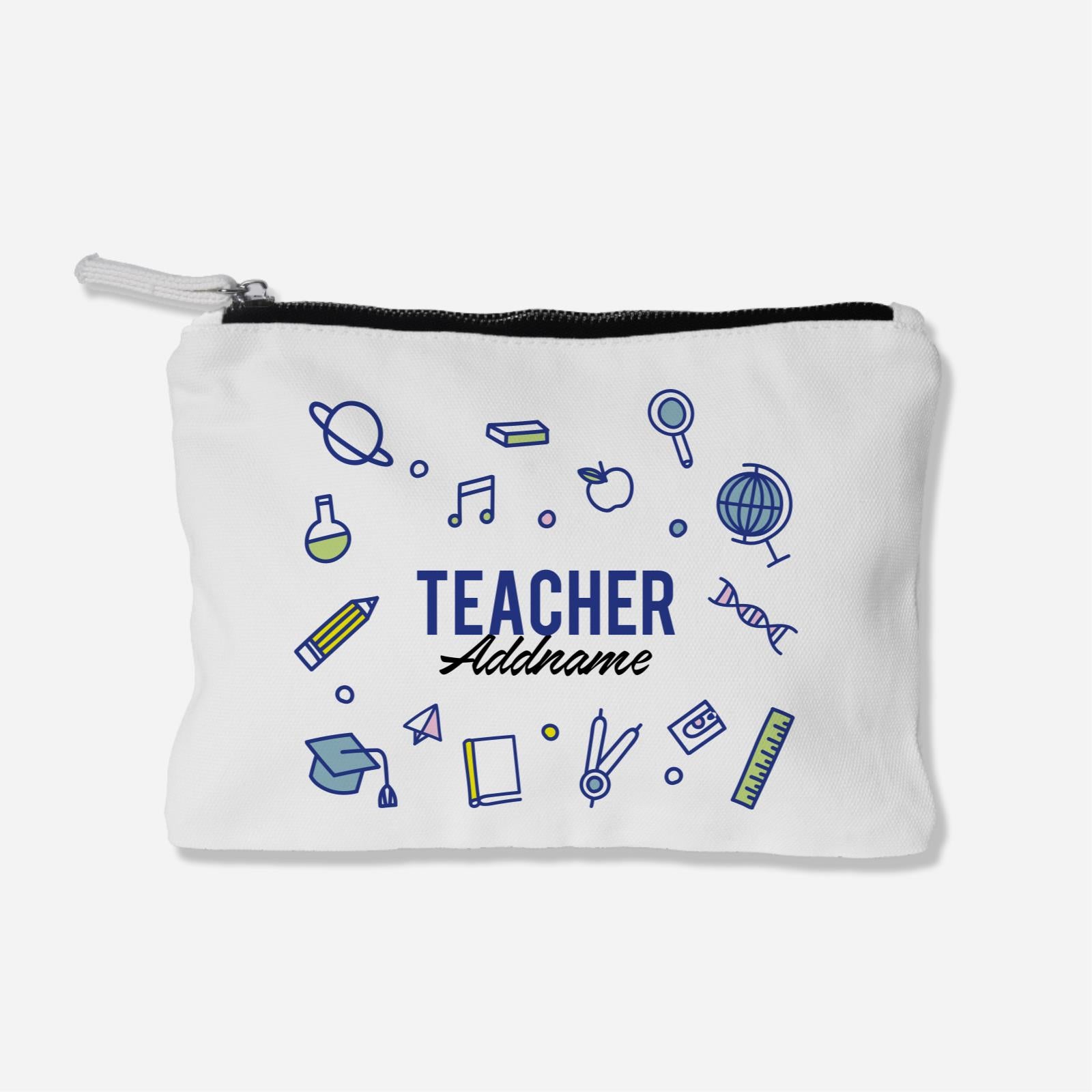 Teacher Title Teacher - Zipper Pouch