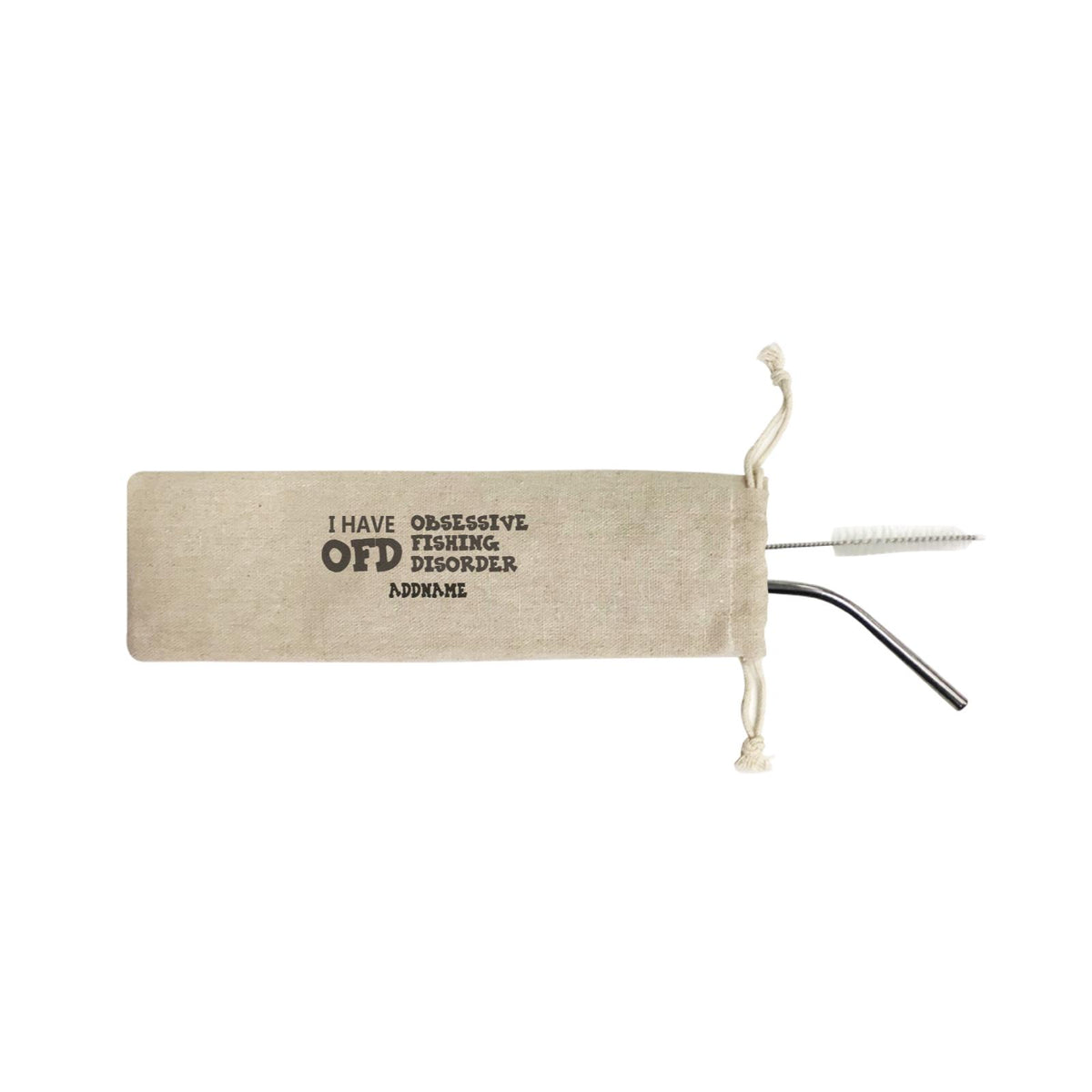 I have OFD Addname SB 2-in-1 Stainless Steel Straw Set In a Satchel