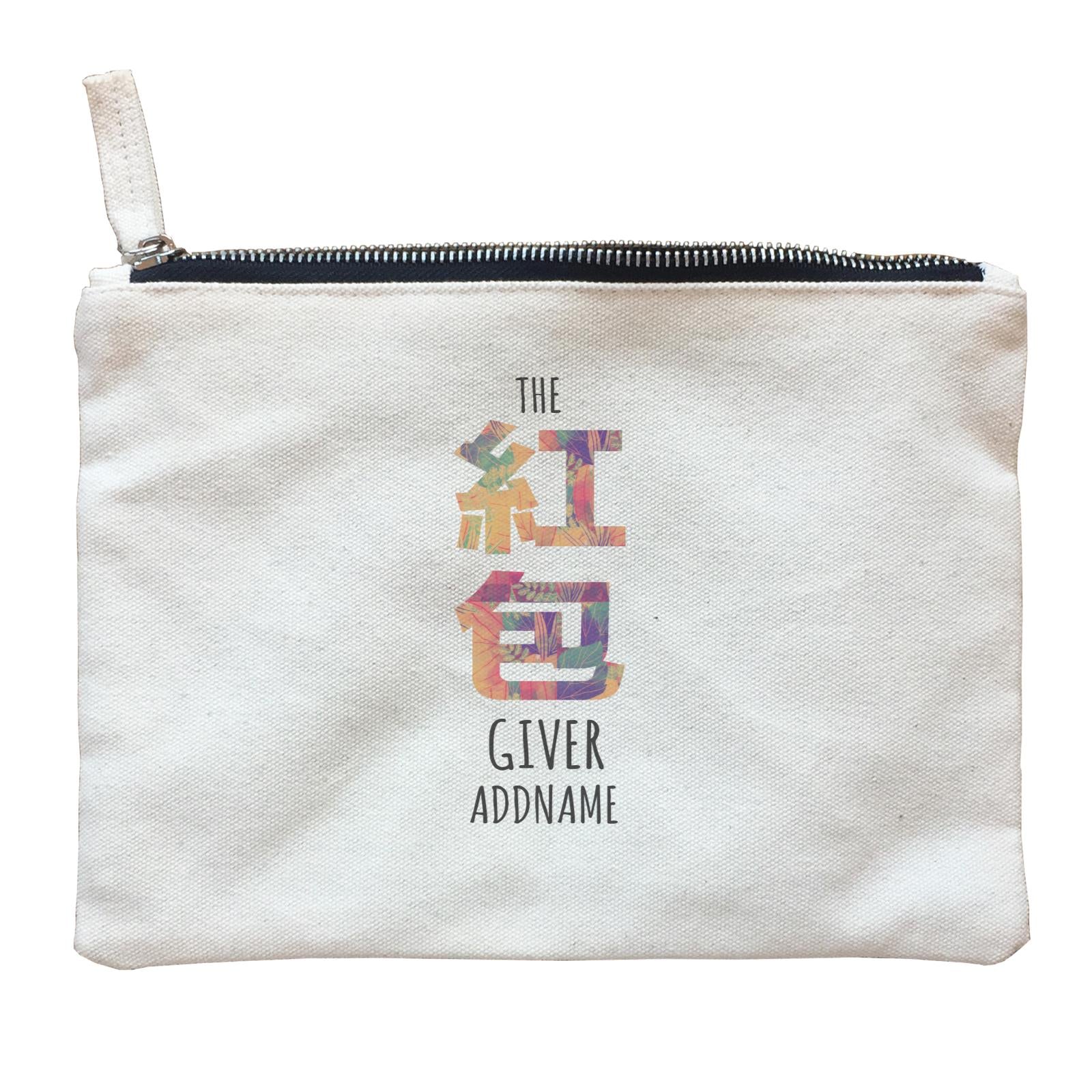 Chinese New Year The Ang Pao Giver Pattern Ang Pao Bag Zipper Pouch