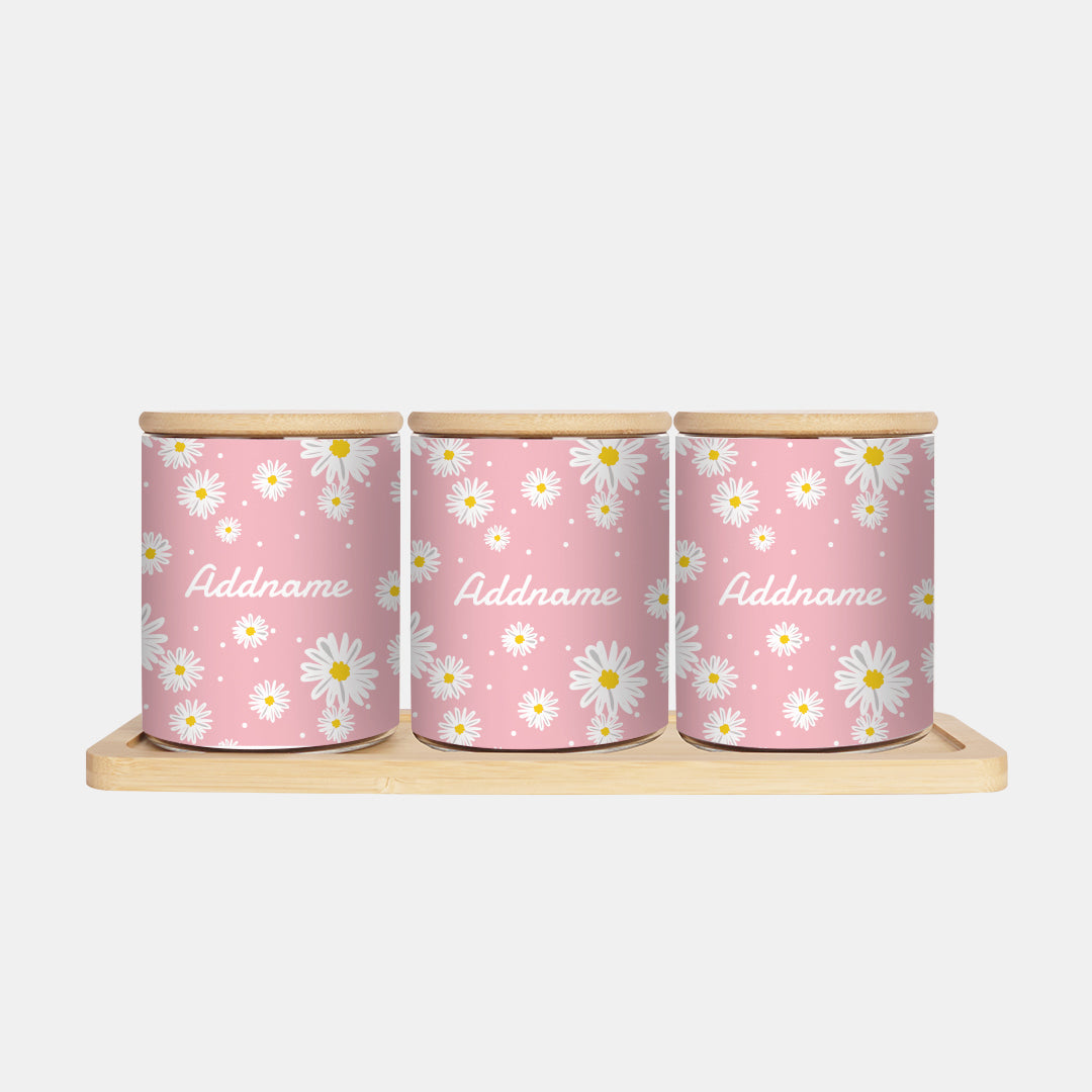 Daisy Series Canister - Blush