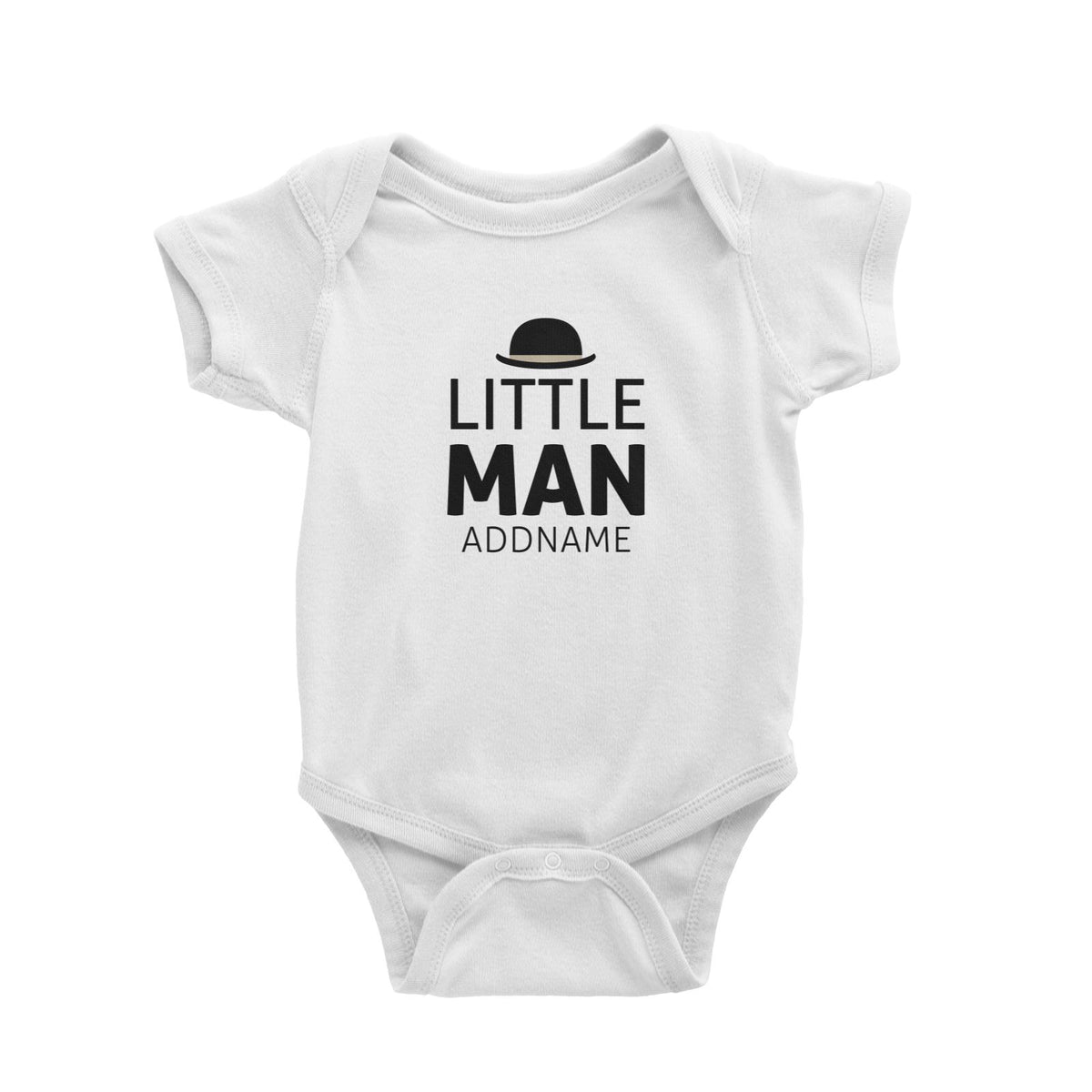 Little Man Baby Romper