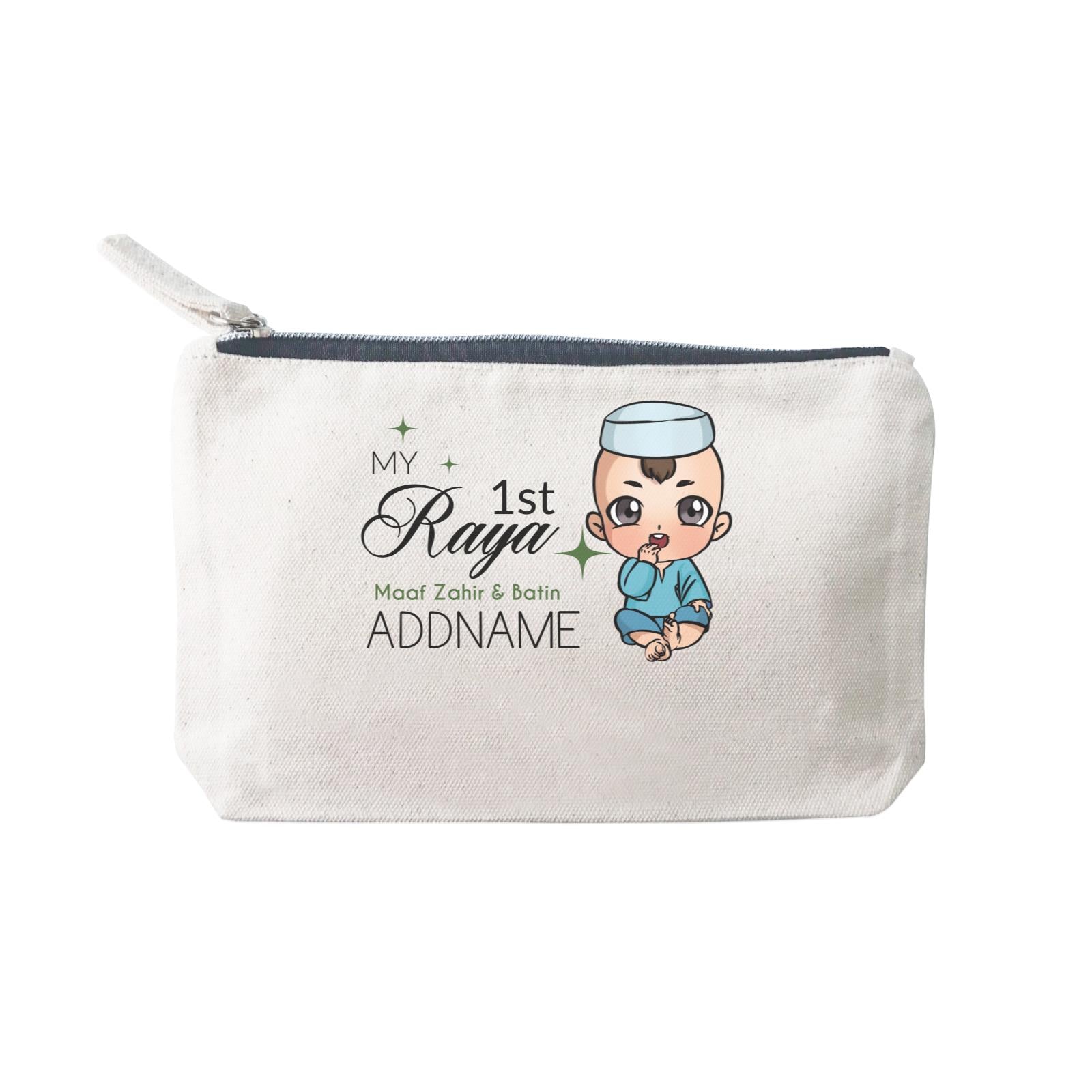 Raya Chibi Baby Baby Boy My 1st Raya Maaf Zahir & Batin Addname Mini Accessories-wtp Stationery Pouch 2