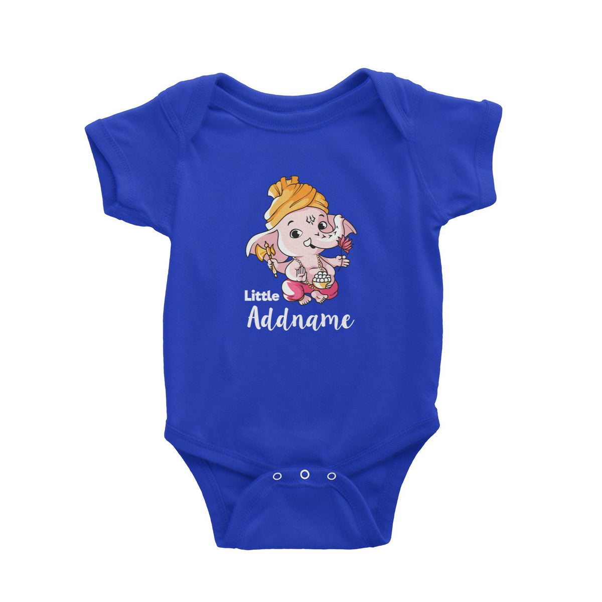Cute Ganesha Little Addname Baby Romper
