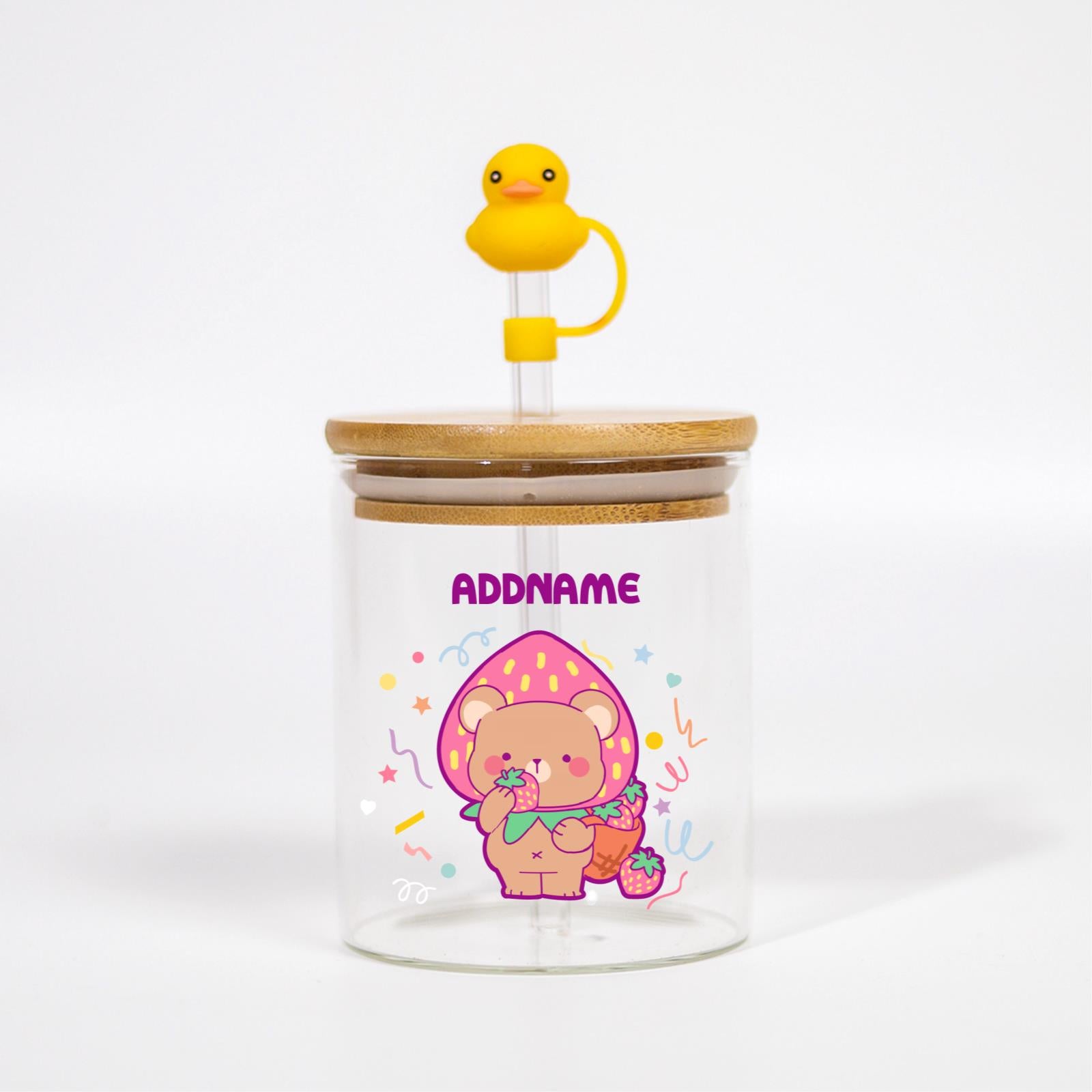 Cutesy Series Canicup - Bear With Strawberry