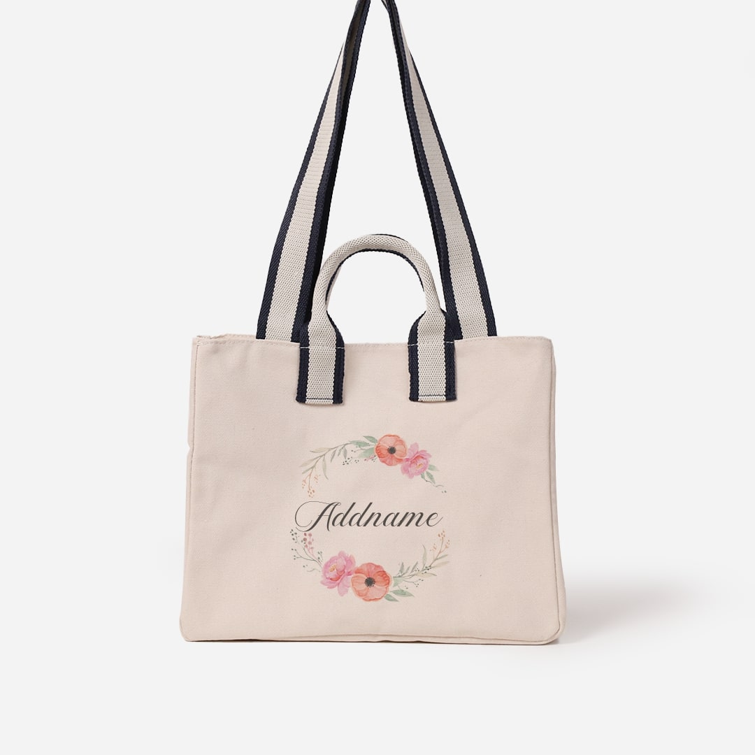 Kiera Bag - Flower Wreath With Leaves