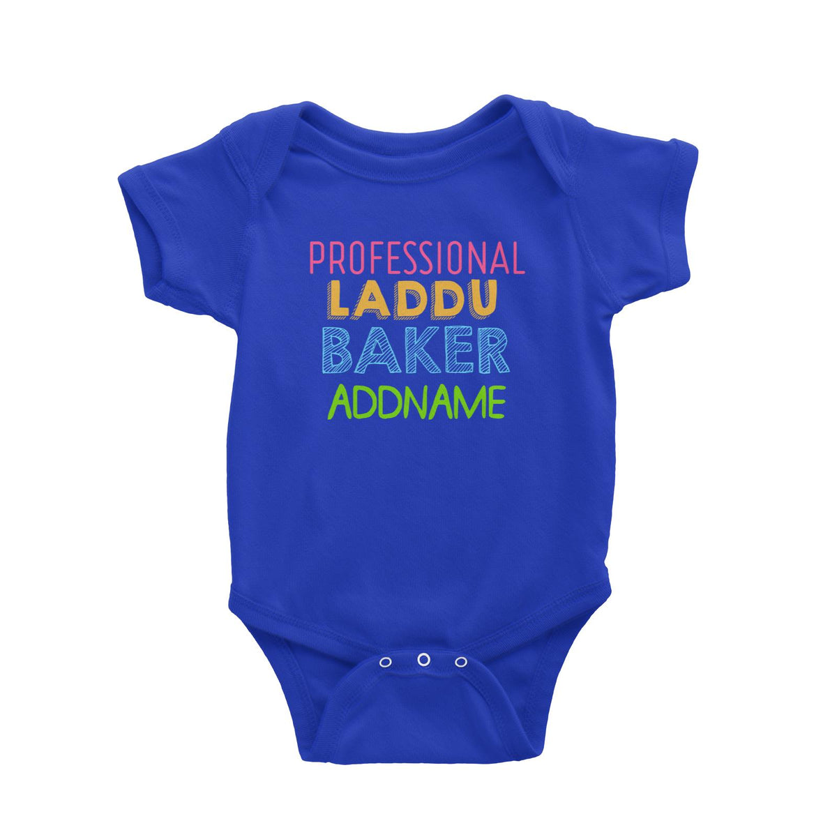 Professional Laddu Baker Addname Baby Romper