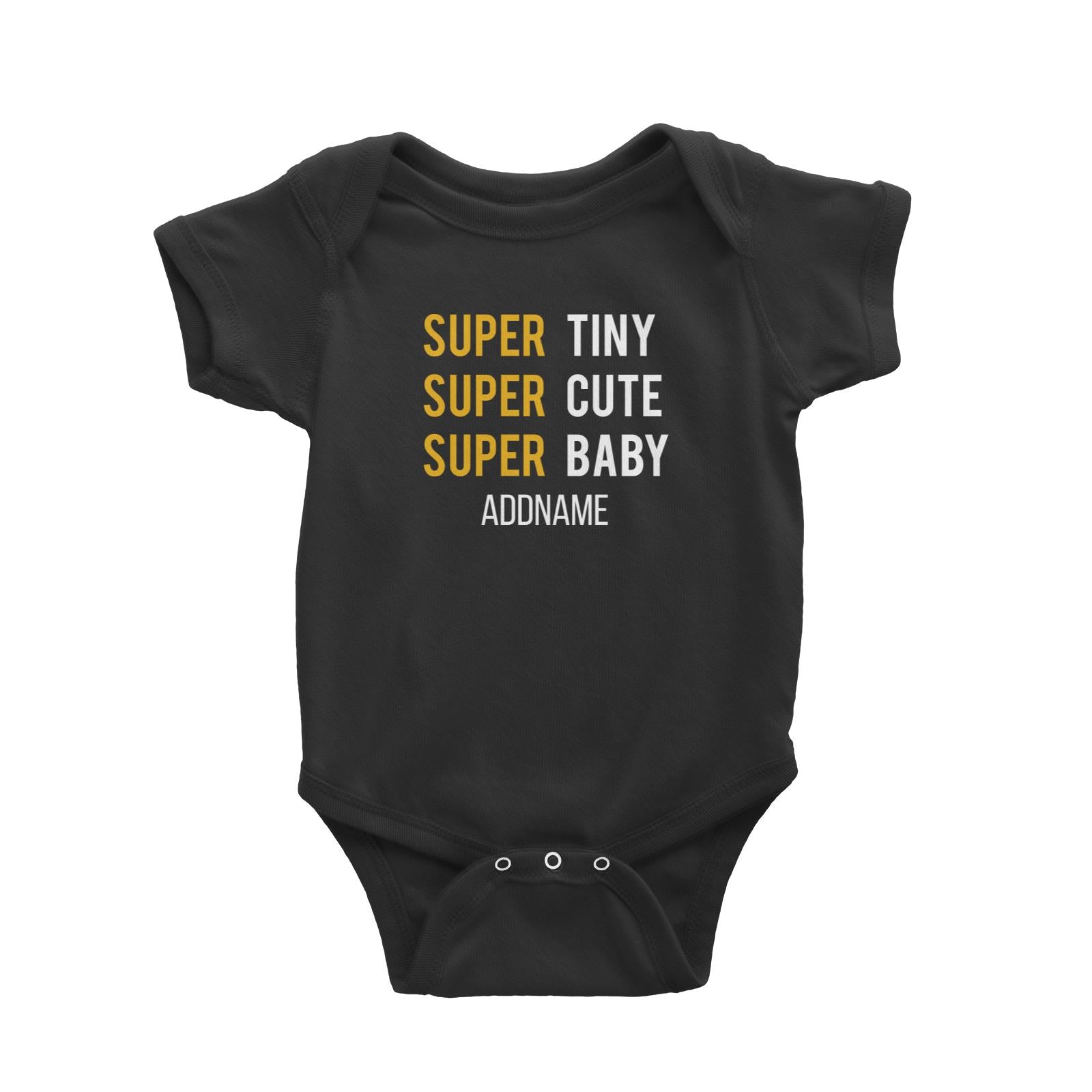 Super Tiny Super Cute Super Baby Baby Romper