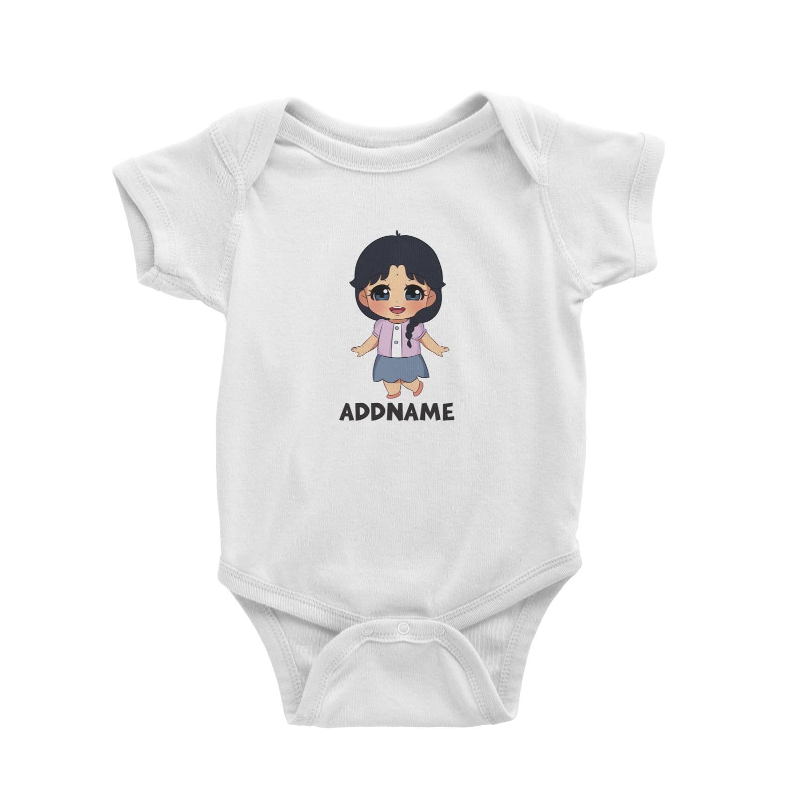 Children's Day Gift Series Little Indian Girl Addname Baby Romper