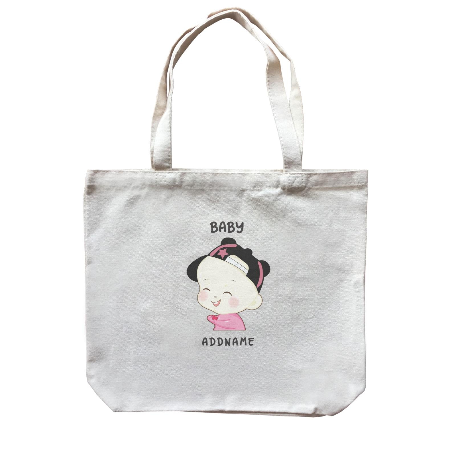 My Lovely Family Series Baby Girl Addname Canvas Bag
